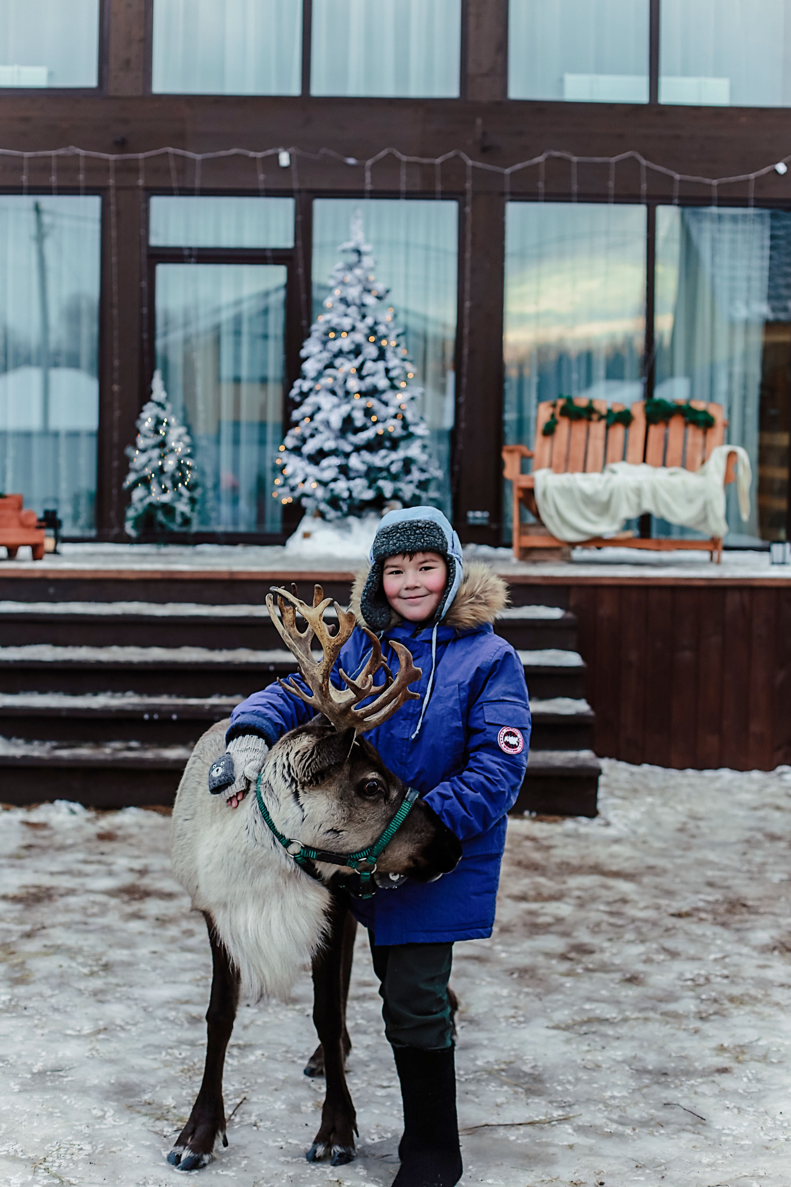 Детская фотосессия с оленем. Иванова Ирина Свадебный и семейный фотограф г. Уфа