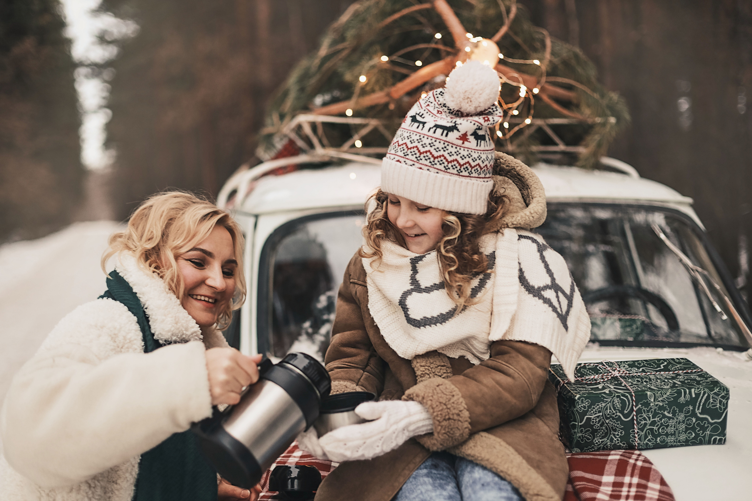 Новогодняя фотосессия с машинкой!. Иванова Ирина Свадебный и семейный фотограф г. Уфа