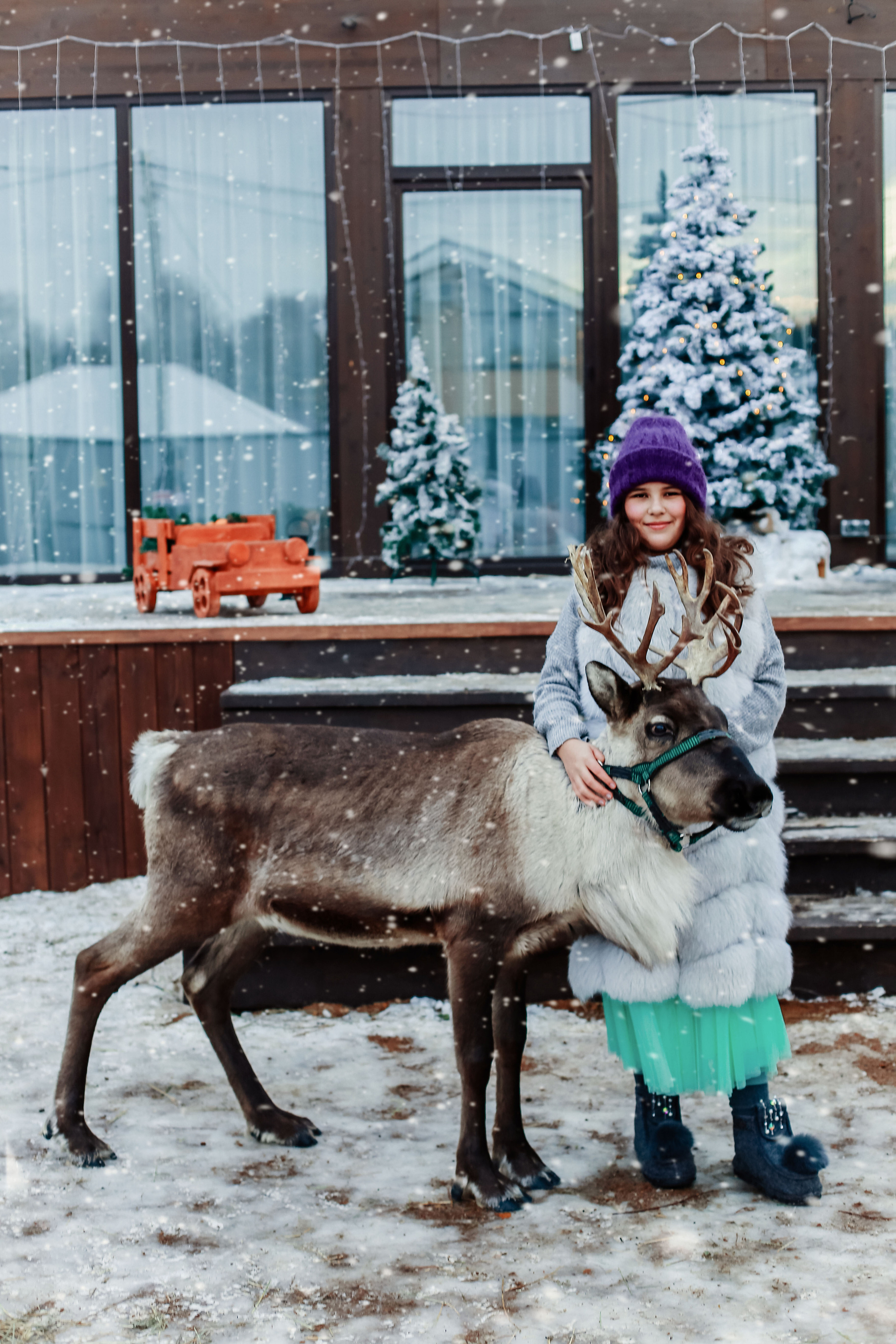 Детская фотосессия с оленем. Иванова Ирина Свадебный и семейный фотограф г. Уфа
