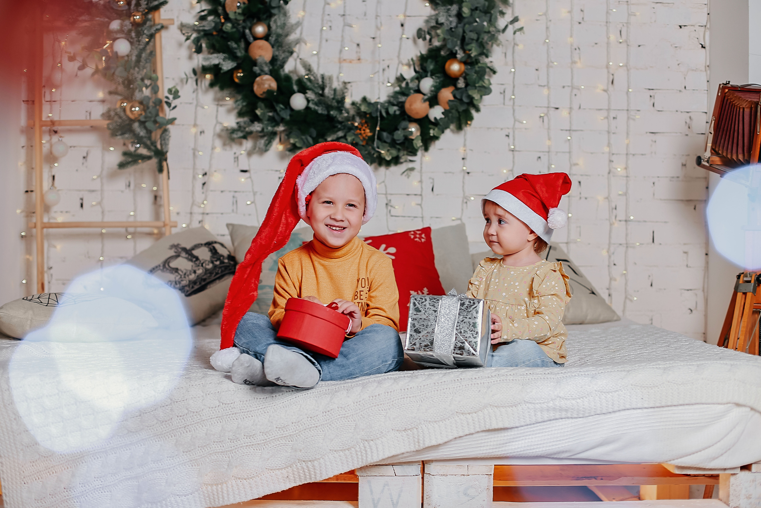 Новогодняя фотосессия в студии Флоренция. Иванова Ирина Свадебный и семейный фотограф г. Уфа