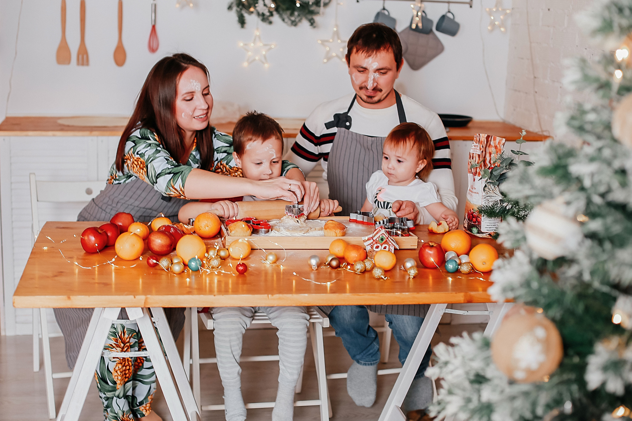 Новогодняя фотосессия в студии Флоренция. Иванова Ирина Свадебный и семейный фотограф г. Уфа