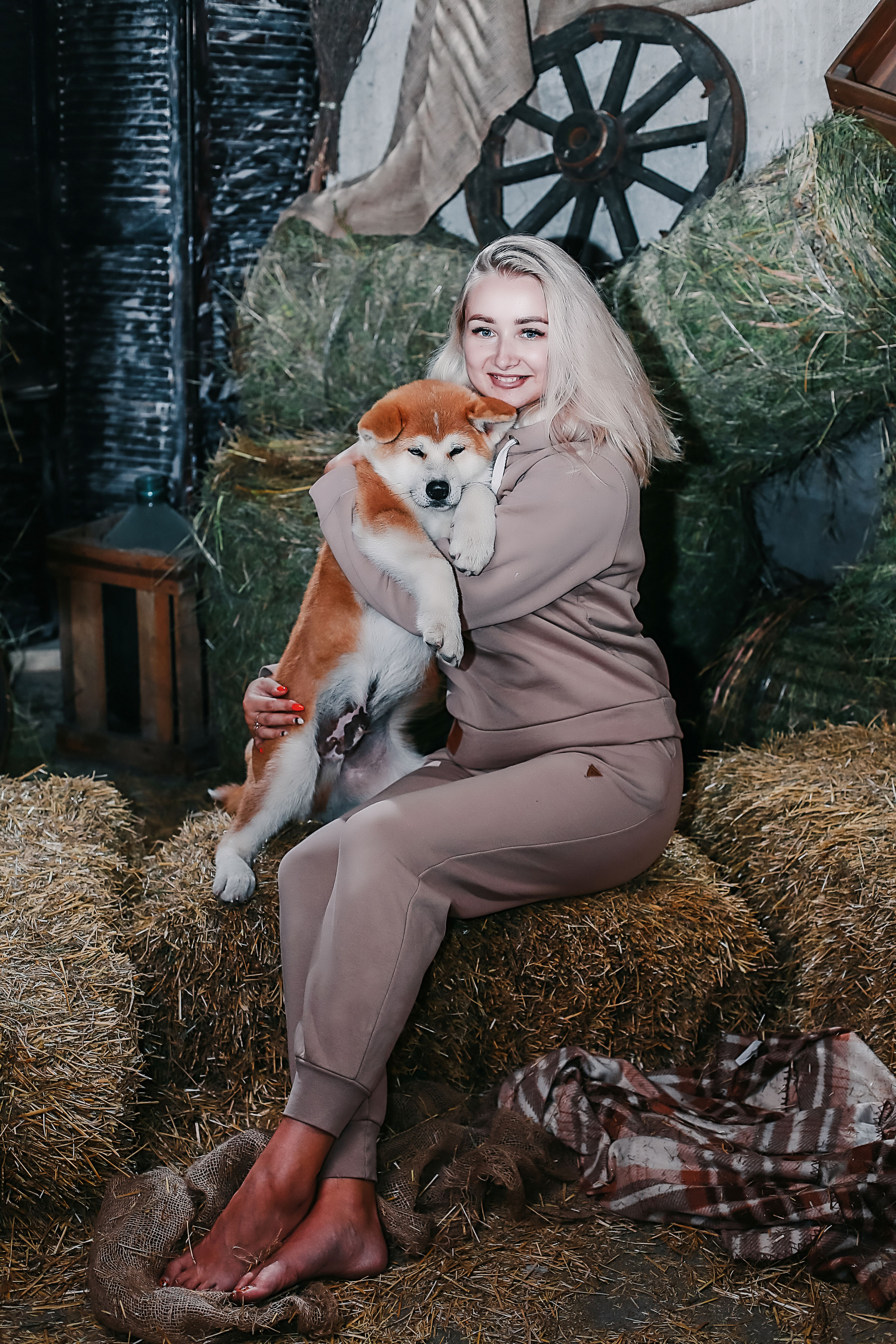 Фотосессия с собачками Акиту-Уну. Иванова Ирина Свадебный и семейный фотограф г. Уфа