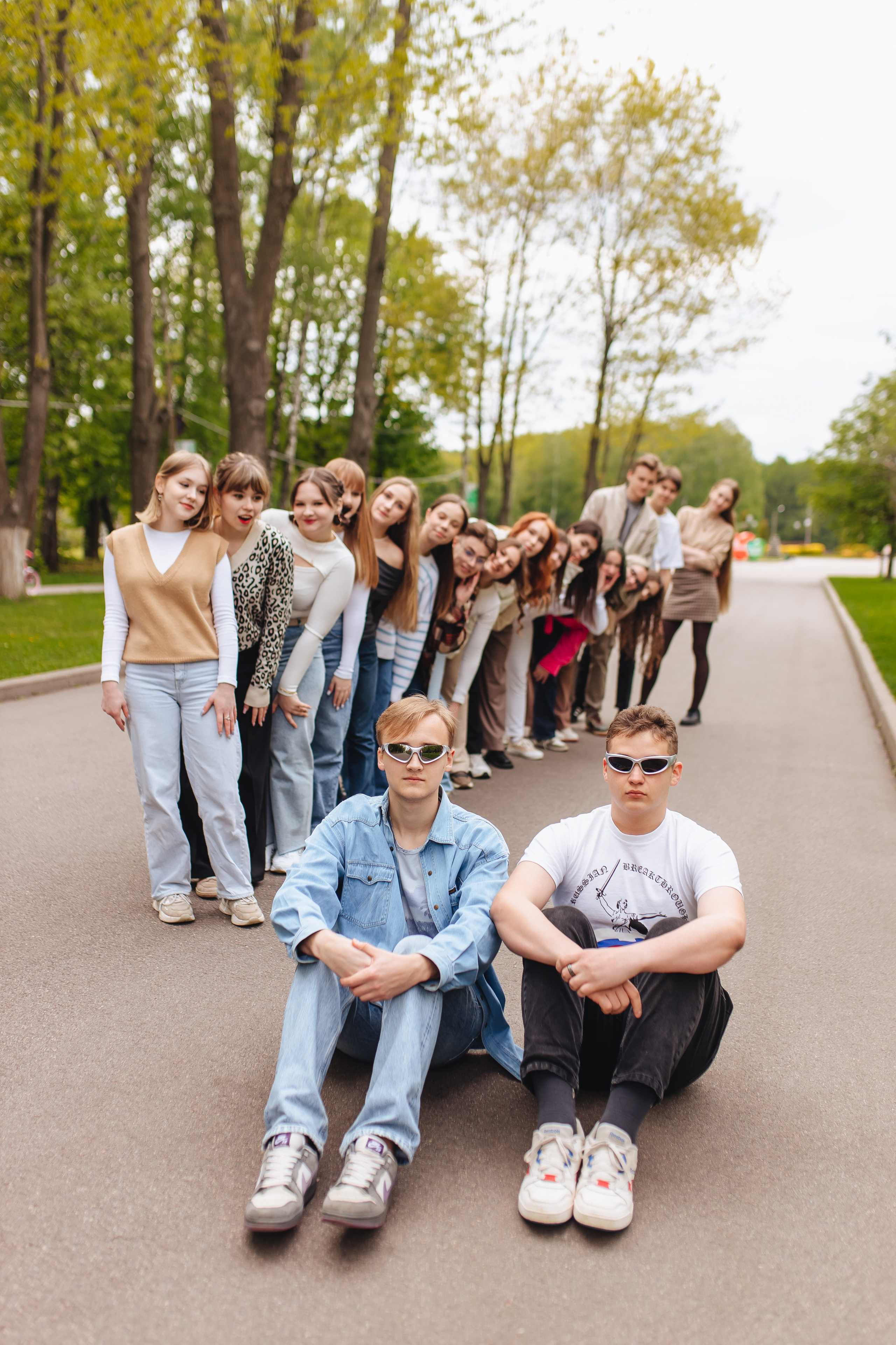 11 класс в парке. Свадебный и семейный фотограф в Туле и области Маша Костина
