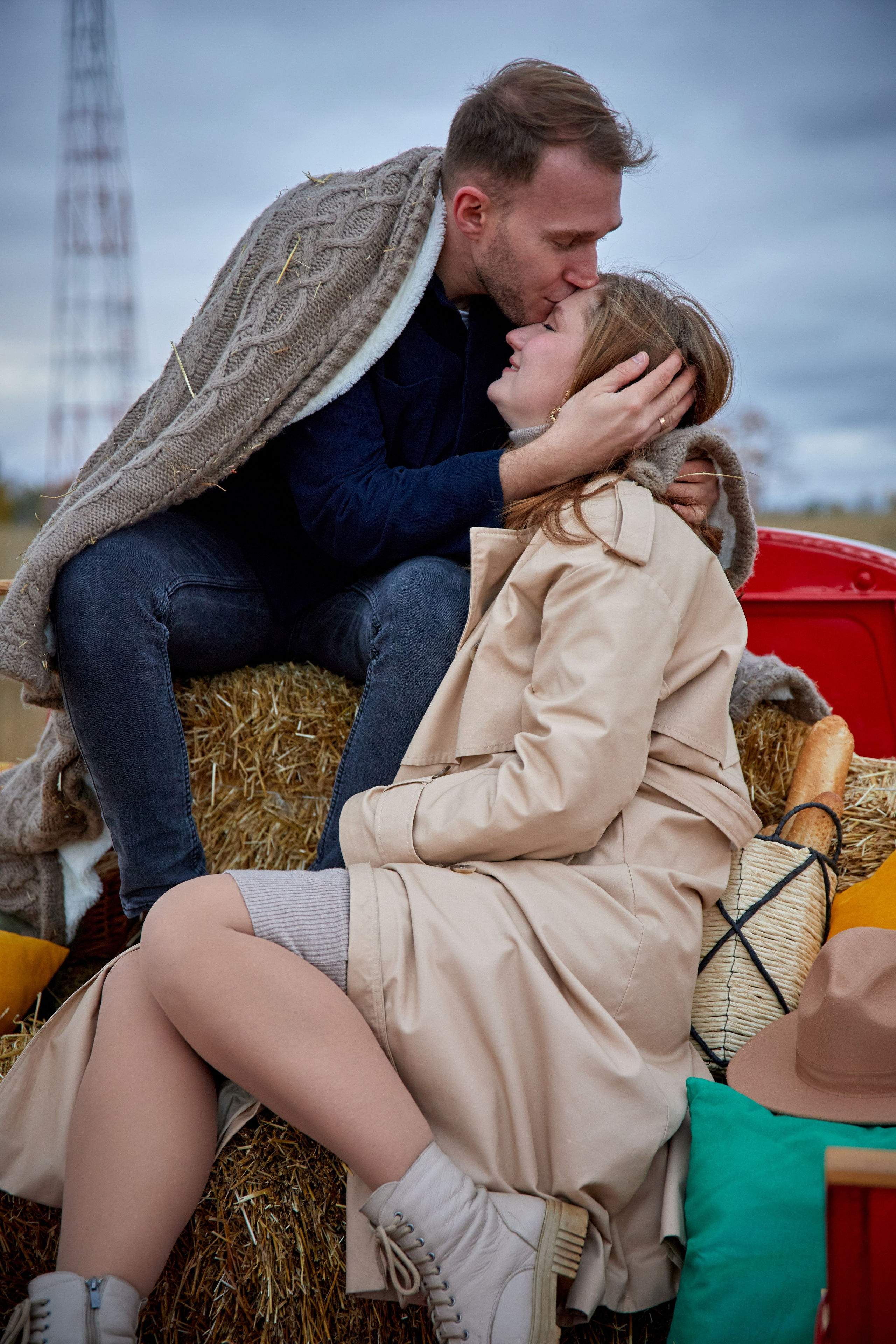 Осенняя с машиной. Фотограф в Самаре Анастасия Афанасьева