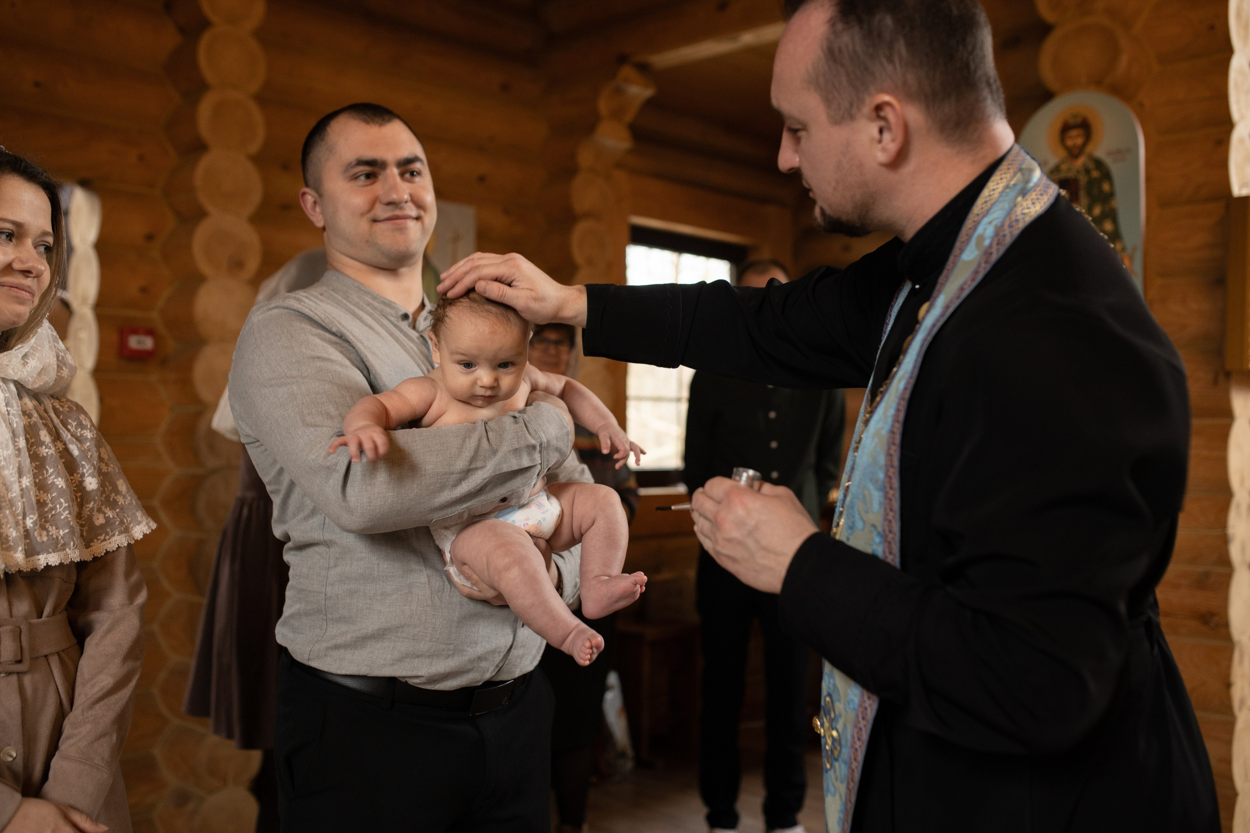 Таинство крещения Марка. Фотограф в Железнодорожном и Балашихе