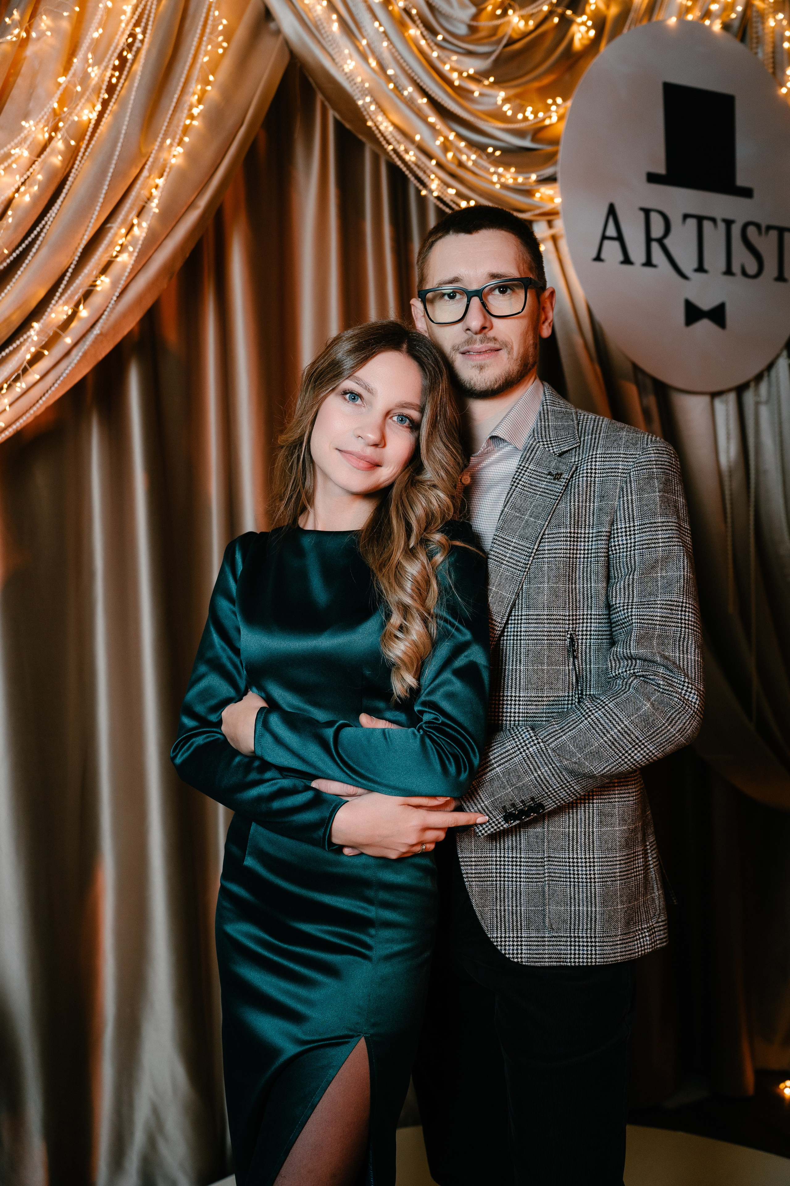 Новогодний вечер в Артисте. Свадебный и семейный фотограф в Воронеже Анастасия Бойко