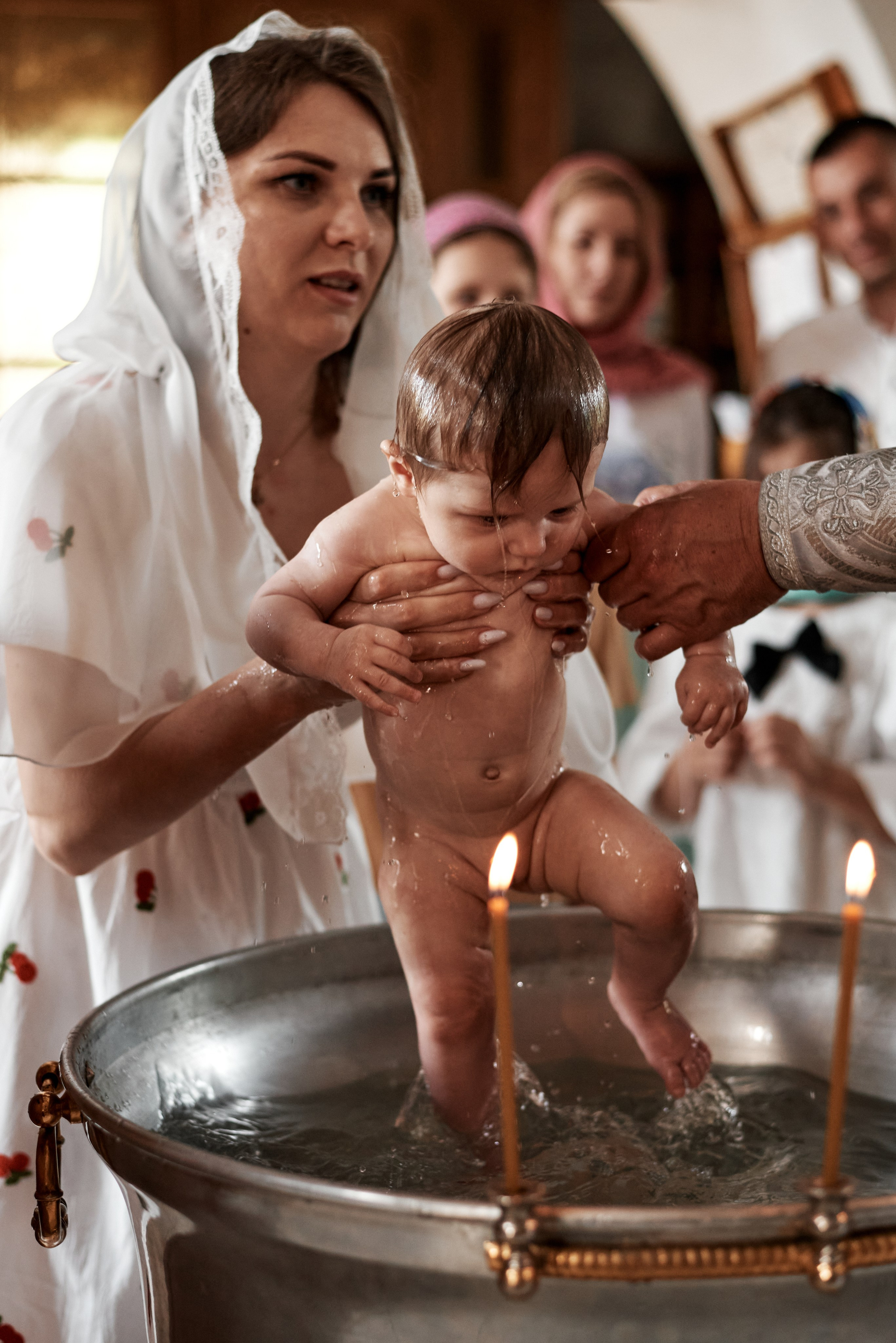 Фотосъемка таинства крещения. Семейный фотограф в Железнодорожном Масаева Елена
