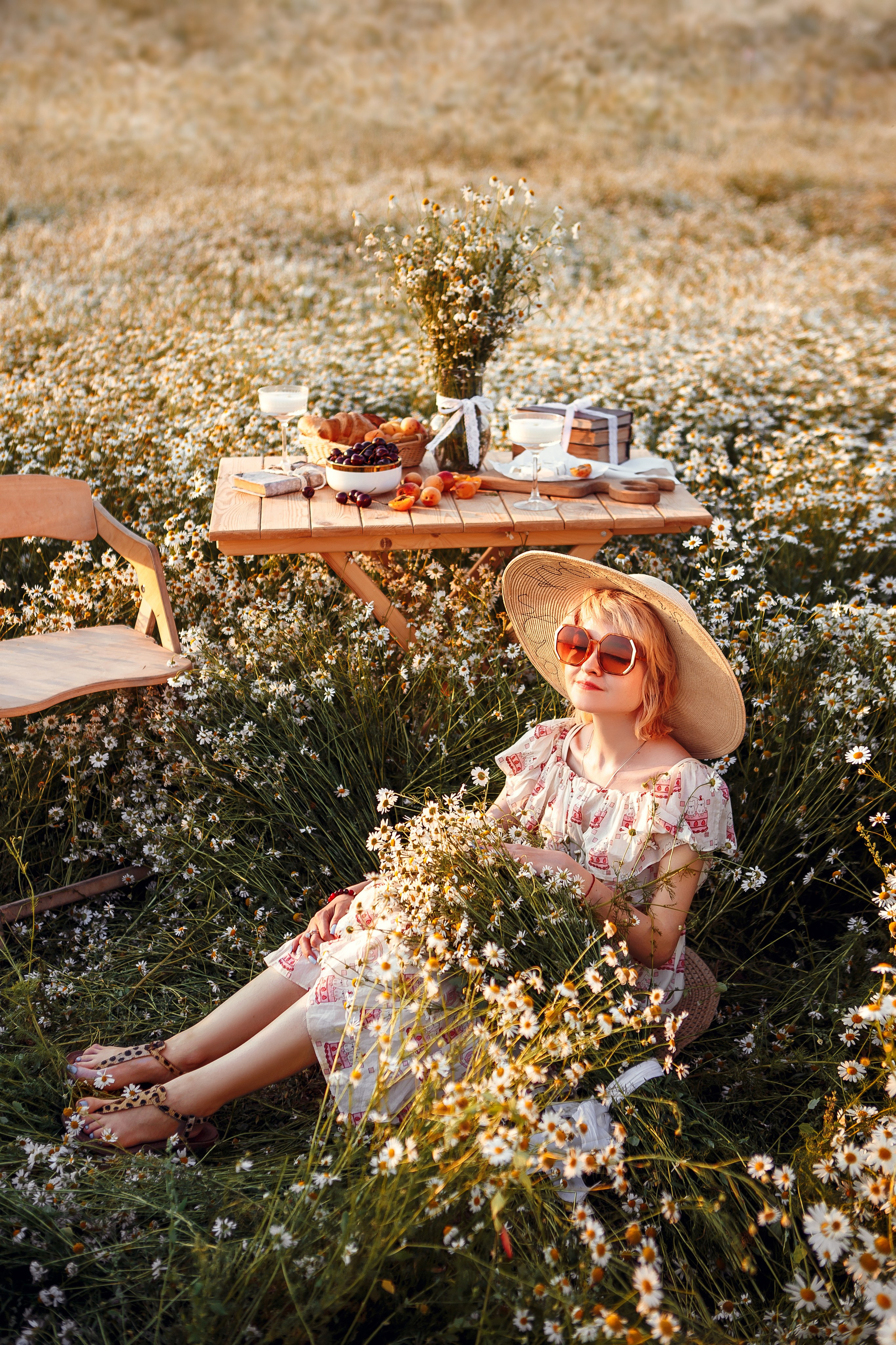 Завтрак в ромашках. Фотограф в Иваново и других городах Ирина Сметанкина