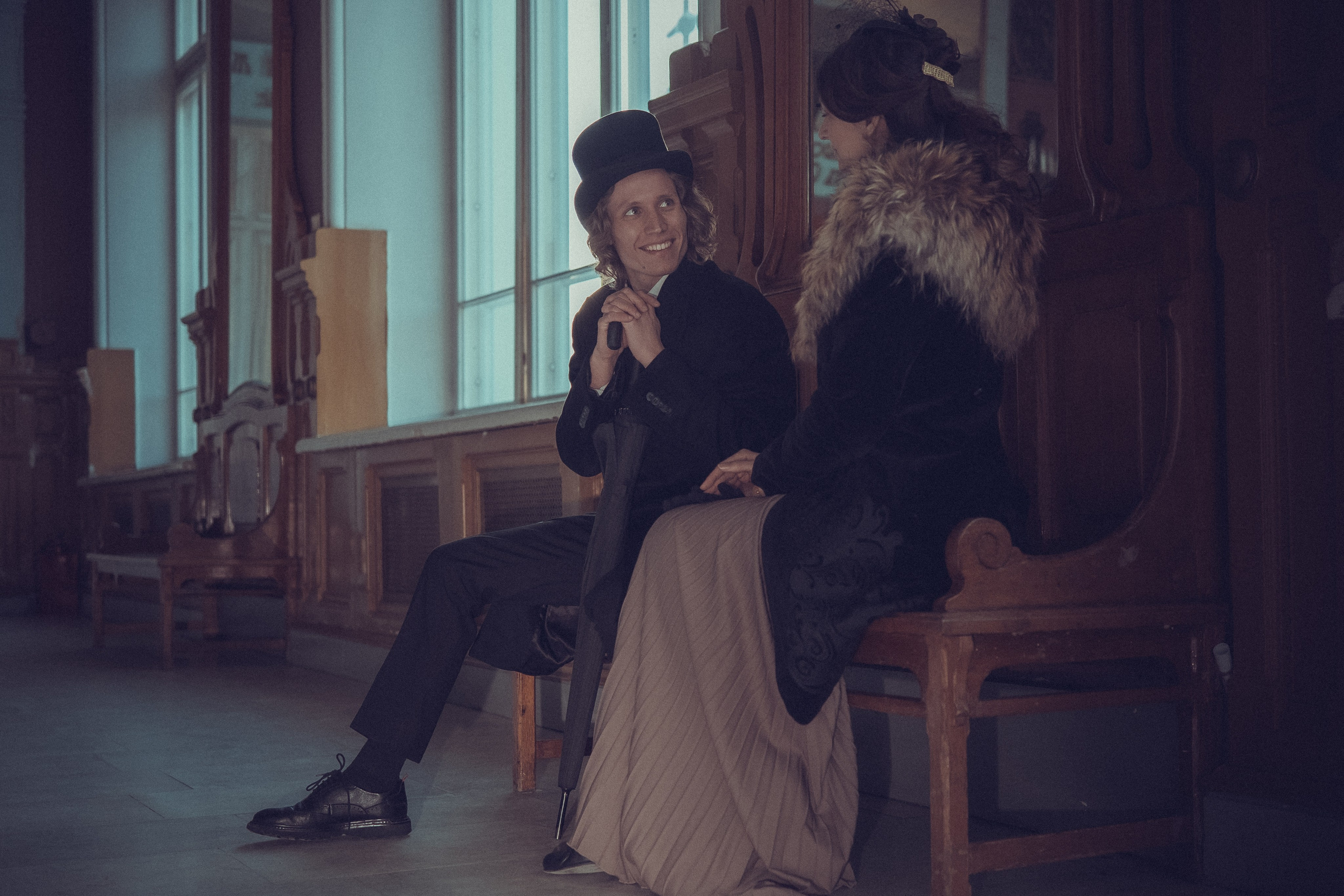 Ретро на Витебском вокзале. Professional photoartist in St. Petersburg (wedding, reportage, portrait, model book, love story) Alexander Shvedov