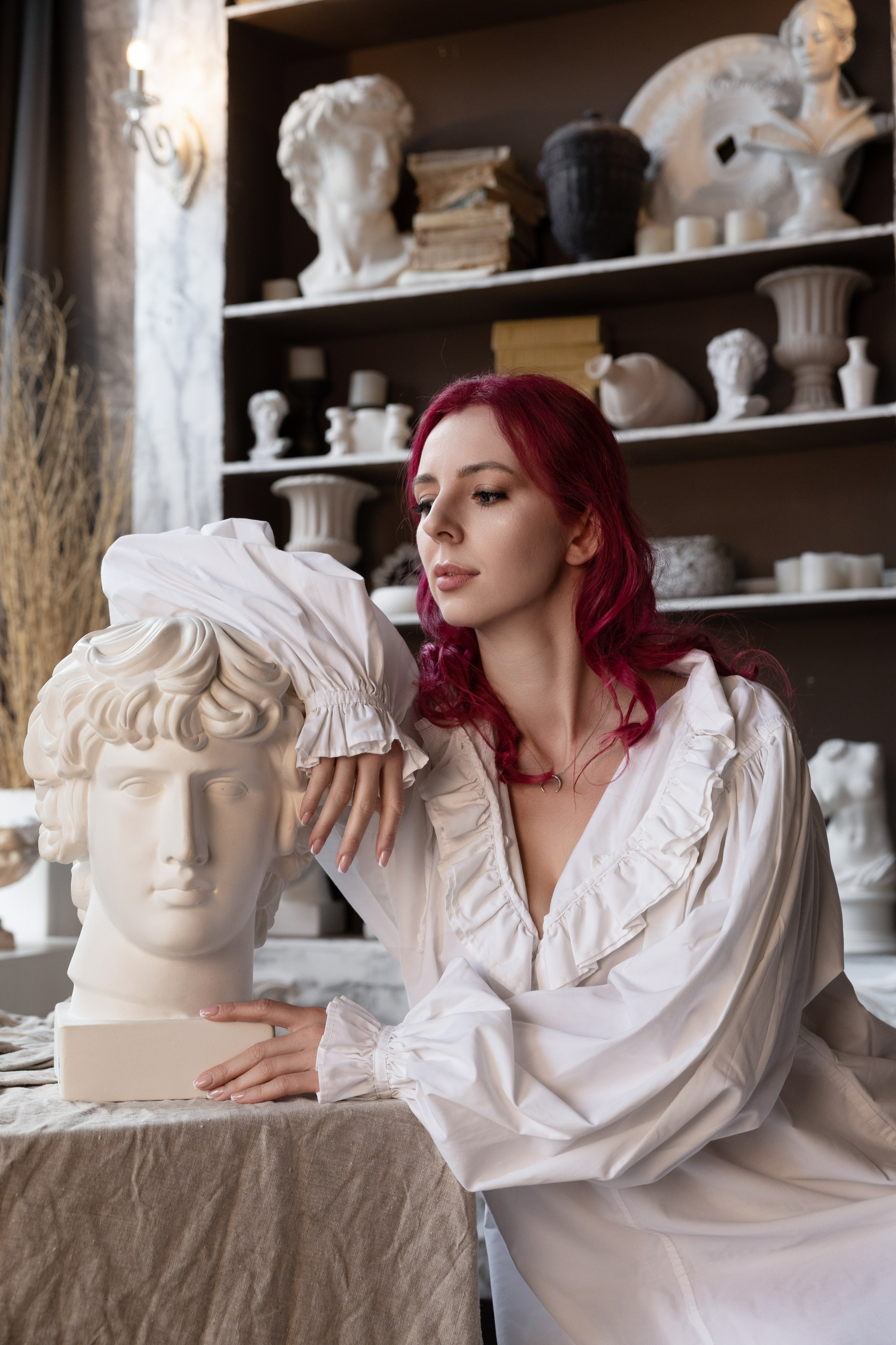 Женская портретная съемка в фотостудии. Фотограф Лабутина Александра. Портретный и репортажный фотограф из Нижнего Новгорода Александра Лабутина