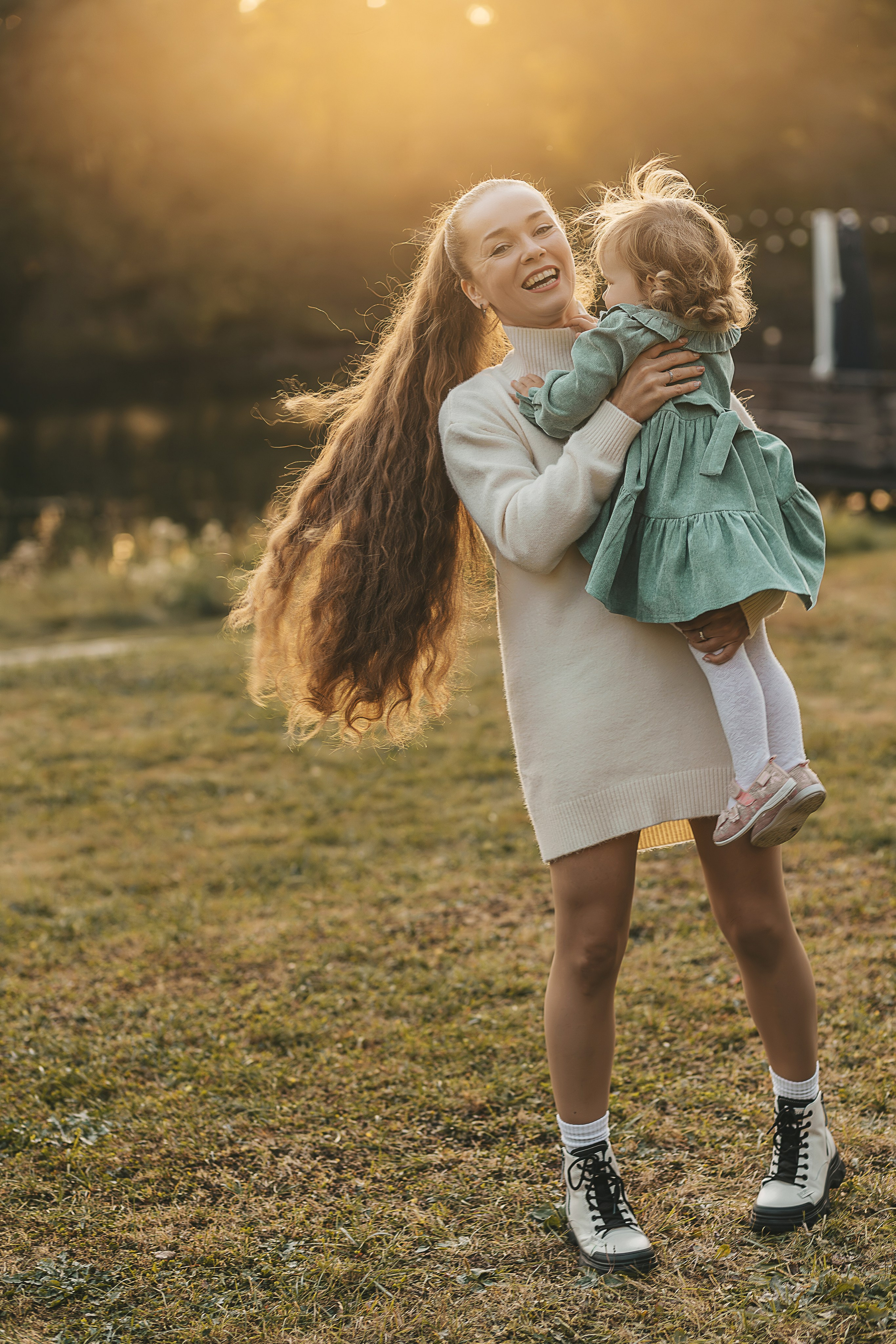 Осеняя Фотосессия мамы с дочками. Семейный и женский фотограф в Москве Надежда Воробьева