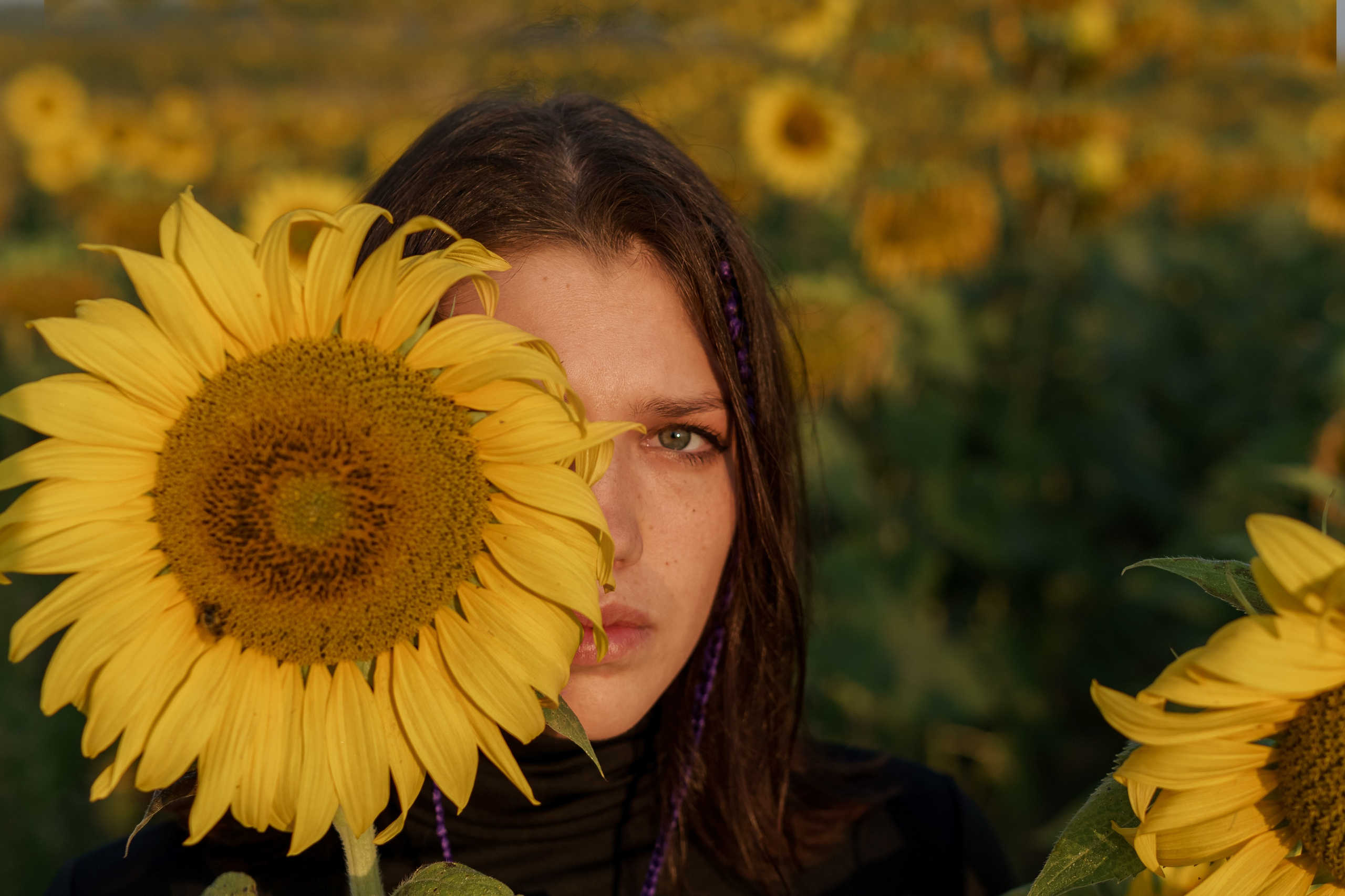 Женский портрет на природе