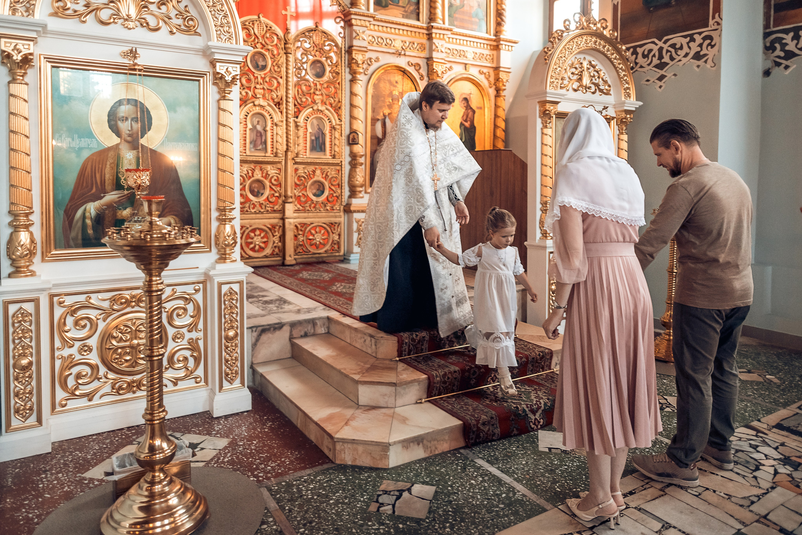 Таинство Крещения Ярославы. Храм Сошествия Святого Духа. Главная