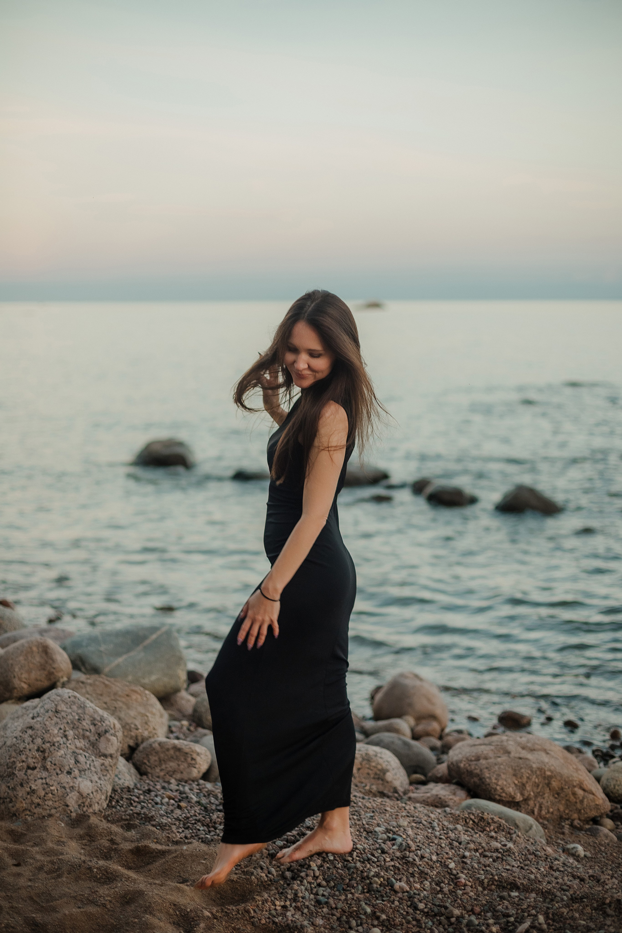 Атмосферная съёмка на Финском заливе. Семейный фотограф Любовь Саркеева