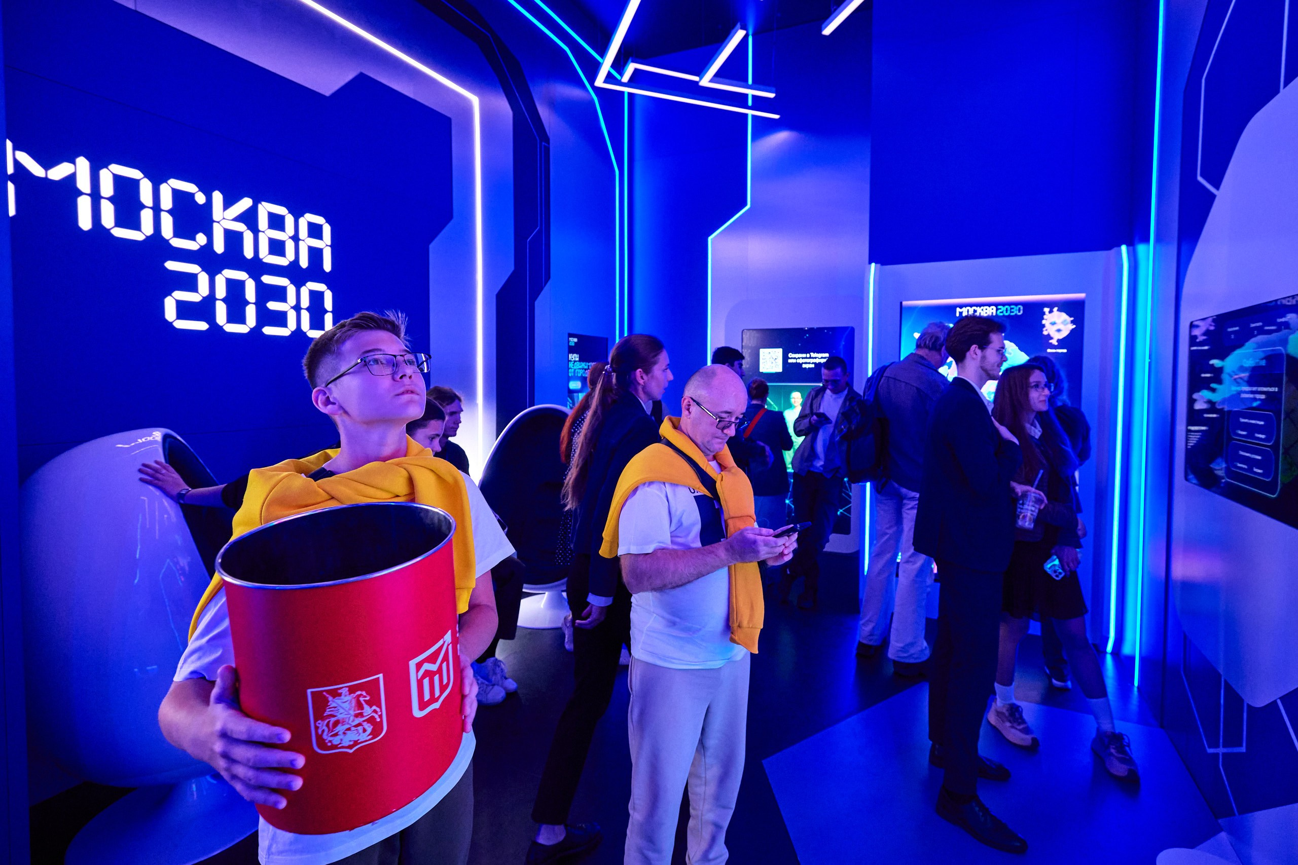 Съемка экскурсии по новой набережной Москвы