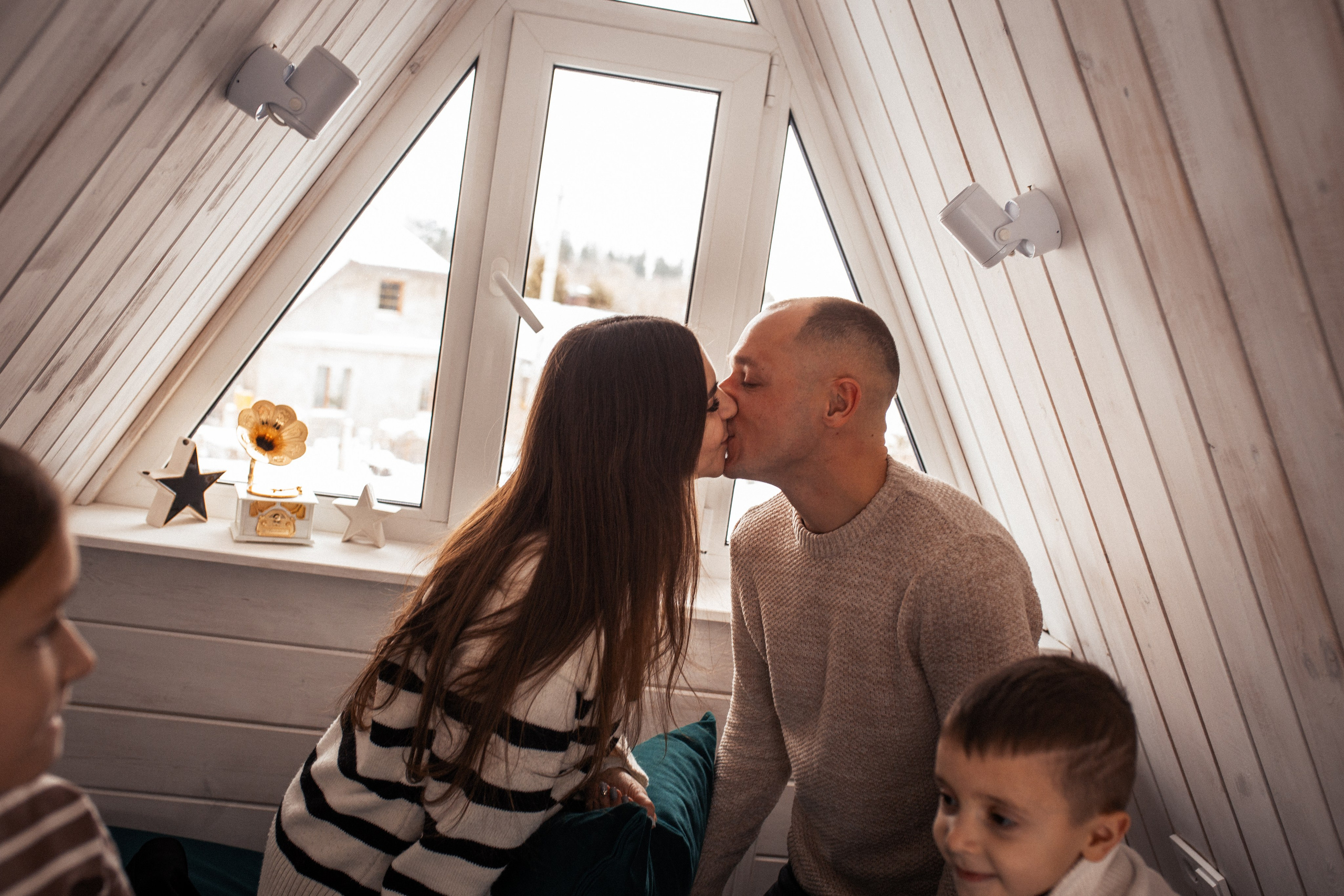 Мария с семьёй