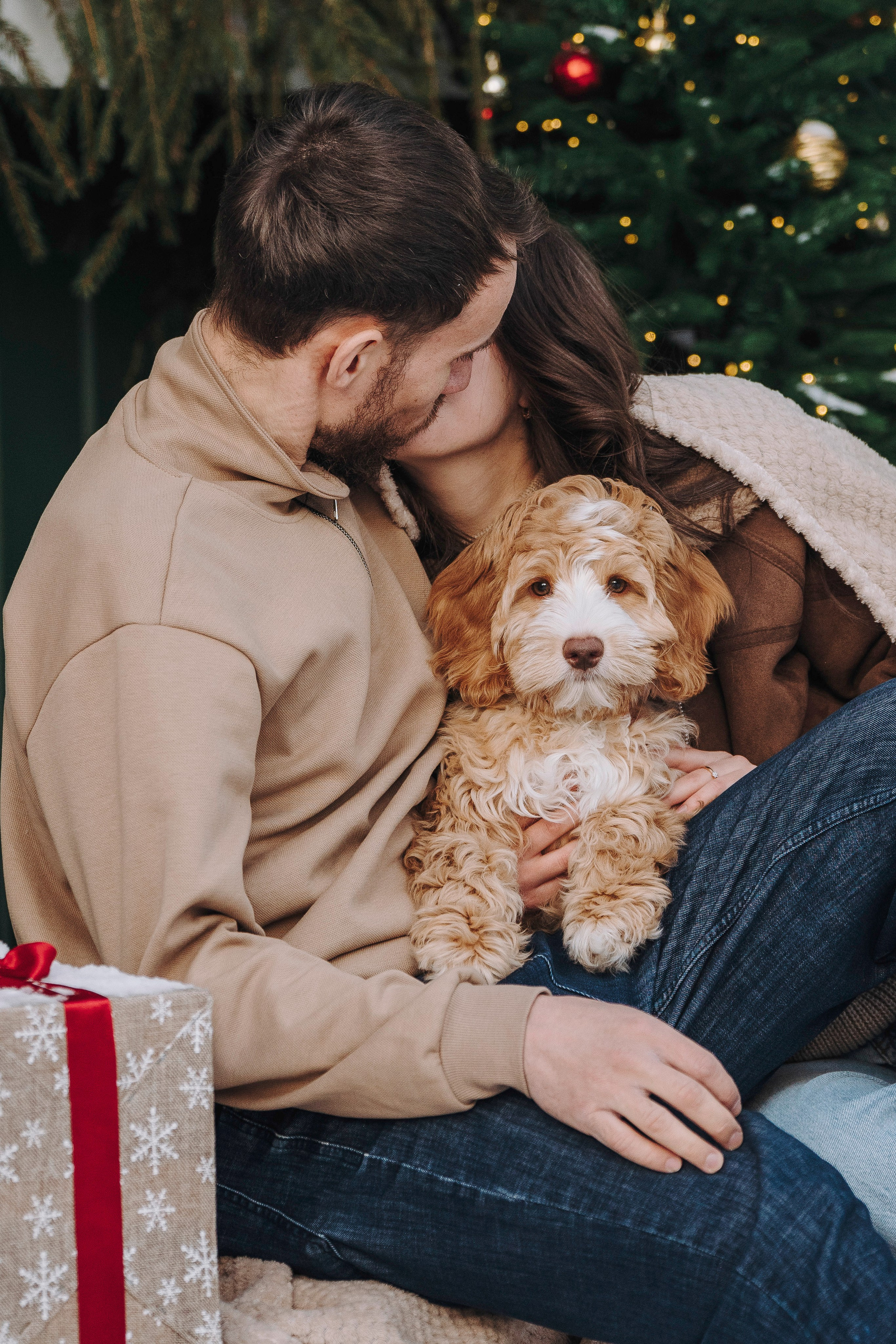 Мёрфи, Таня и Антон. Фотограф анималист в Спб недорого Олеся Майорова