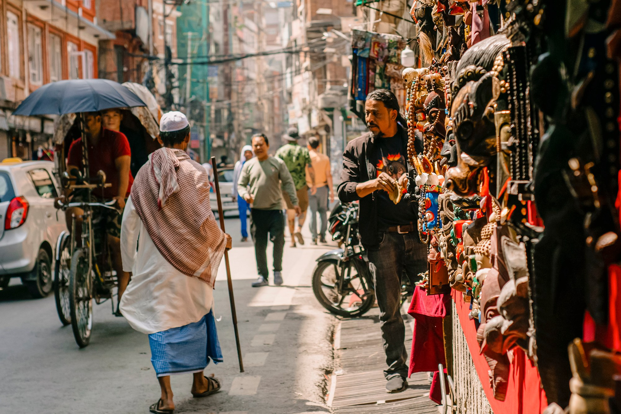 Kathmandu street. Iraogo