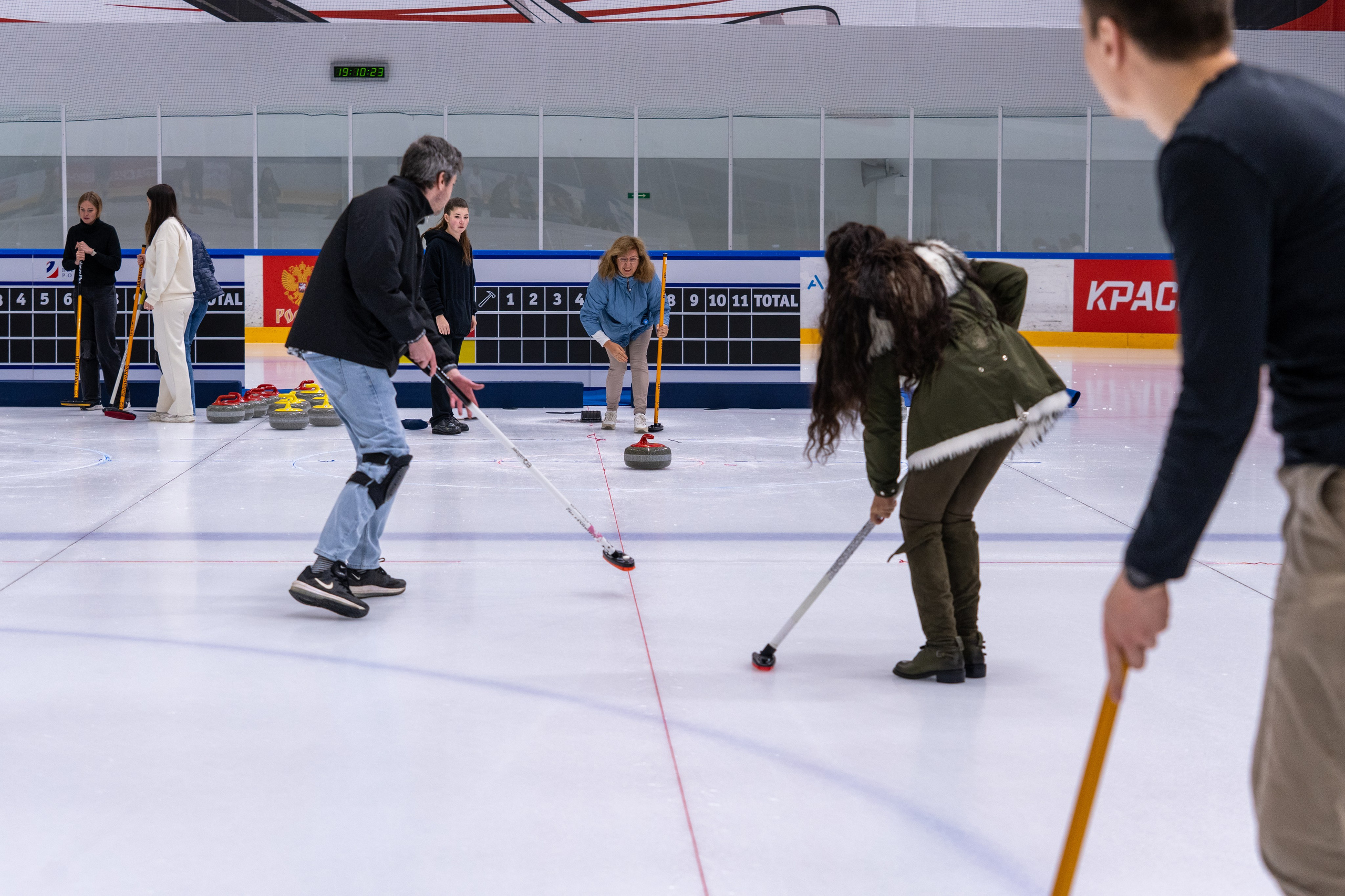 Керлинг для компании Р-Фарм. Репортажный фотограф в Красной Поляне и Сочи Павлюченко Екатерина
