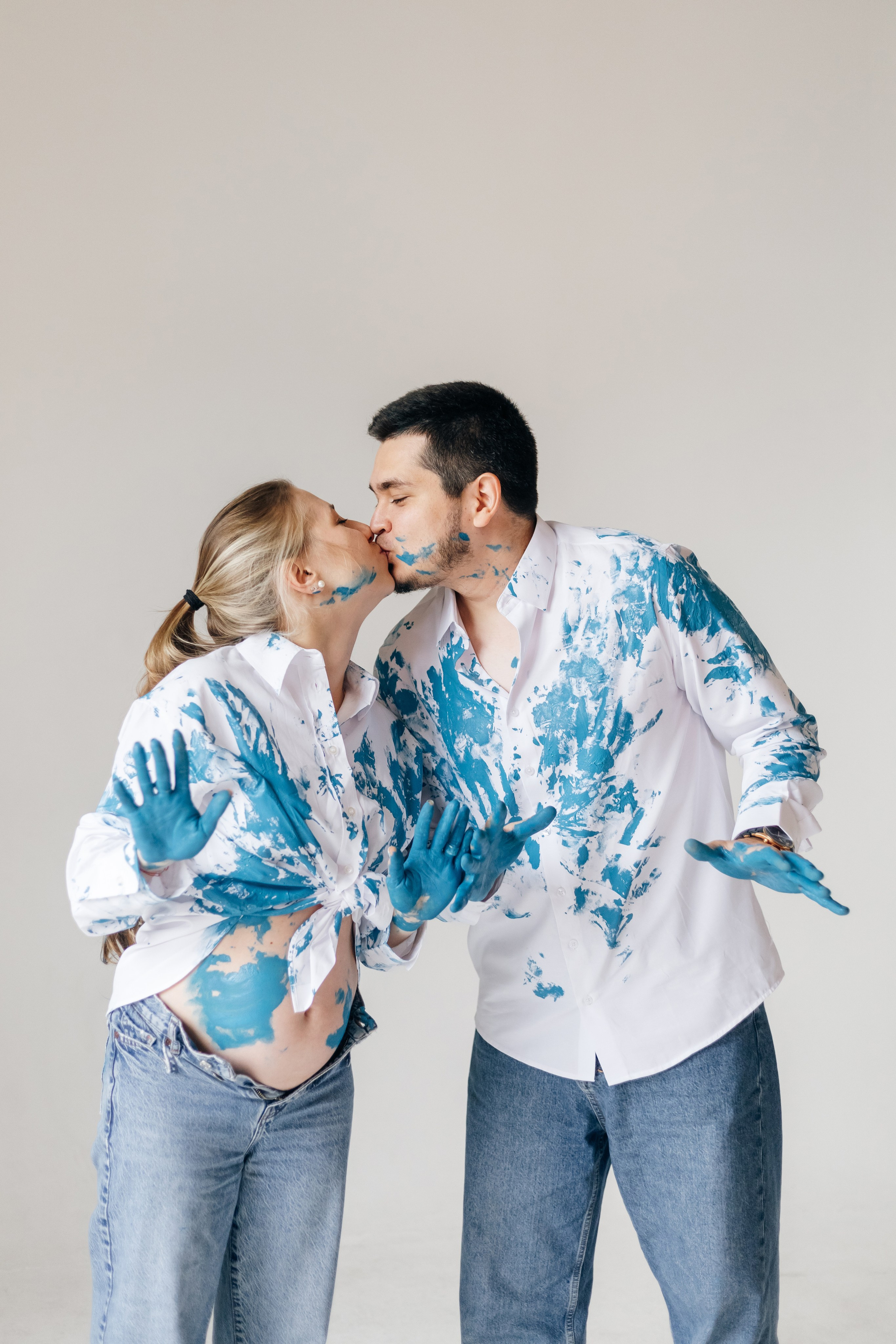 Яркие краски в ожидании нового члена семьи. Свадебный фотограф Михаил Александров