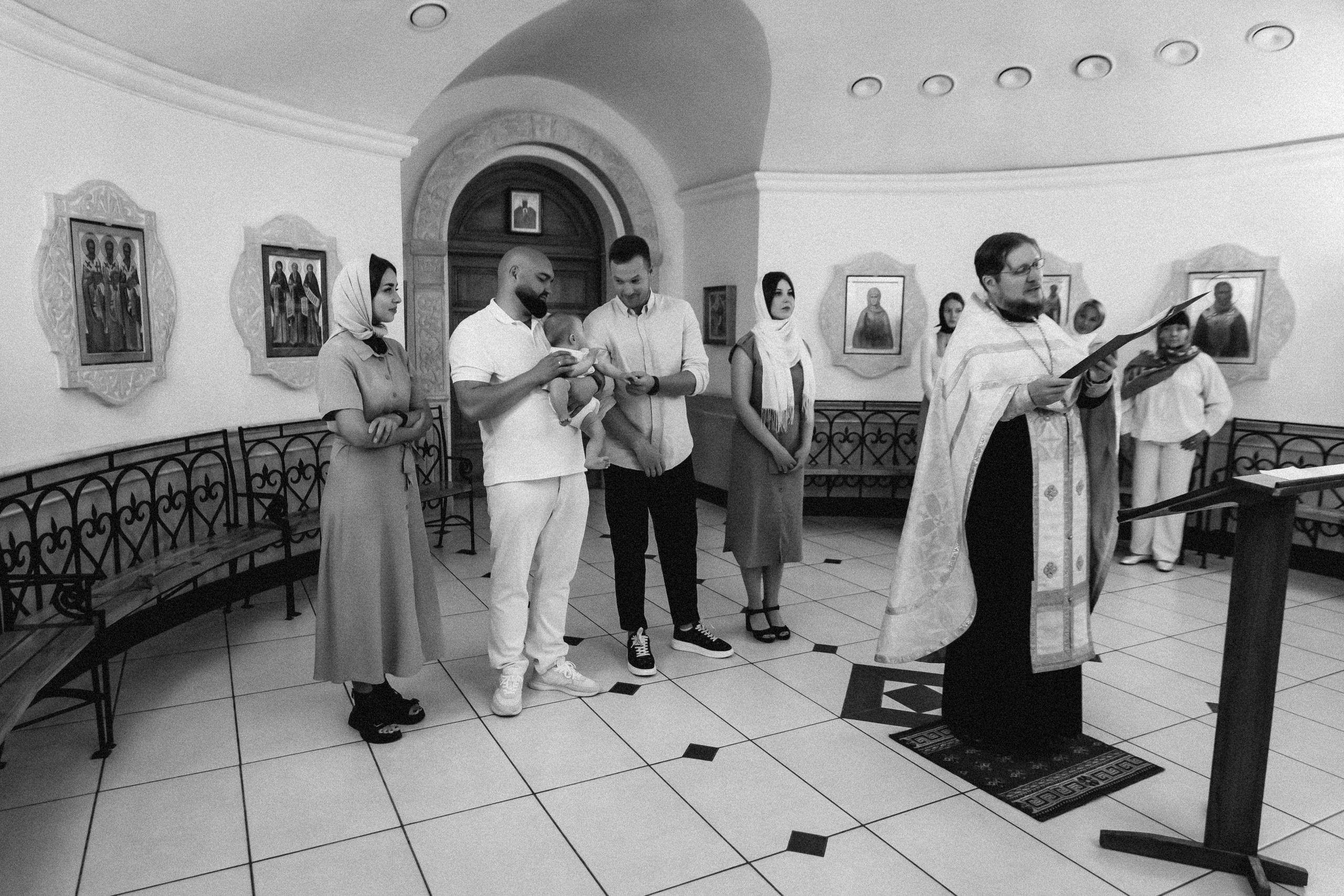 Крещение Ксении. Семейный фотограф Минск Усова Ольга