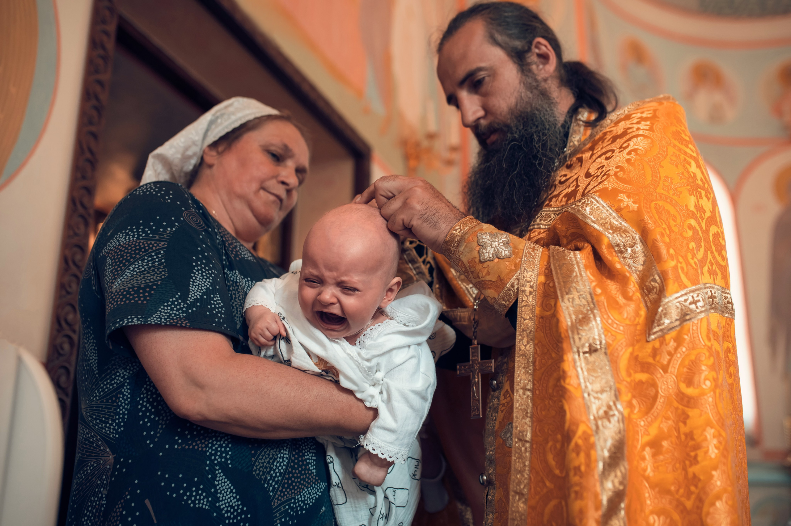 Таинство Крещения Крестовоздвиженский храм. Семейный фотограф Олеся Батурина Рязань