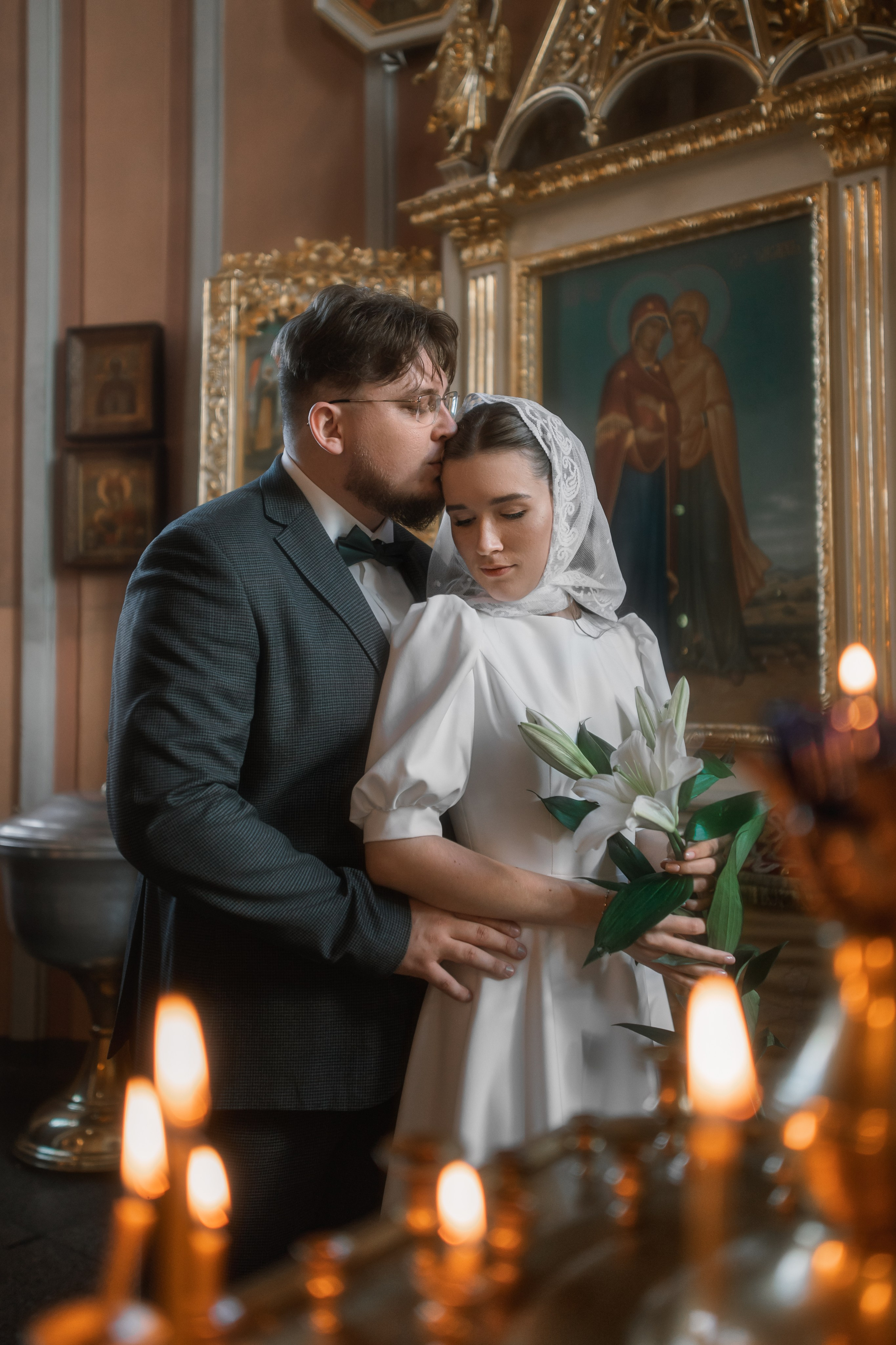 венчание в Чесменском храме в Санкт-Петербурге