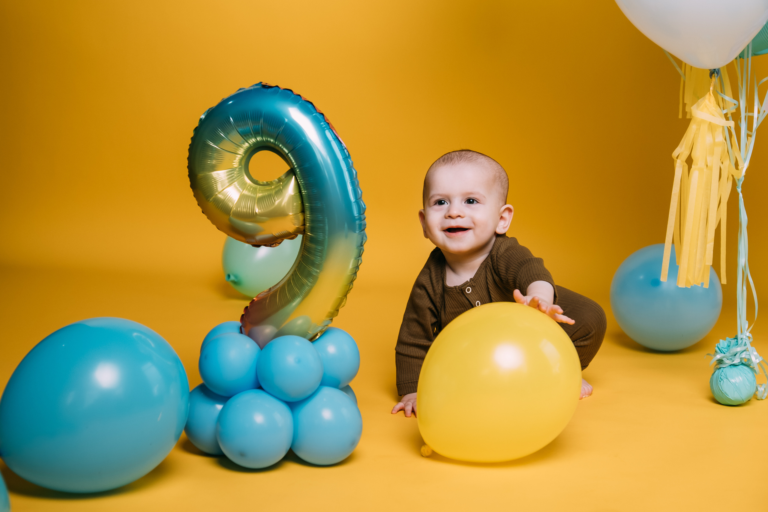 Студийная фотосессия 9 месяцев Теодора. Свадебный фотограф Кирилл Зейналов, Туапсе