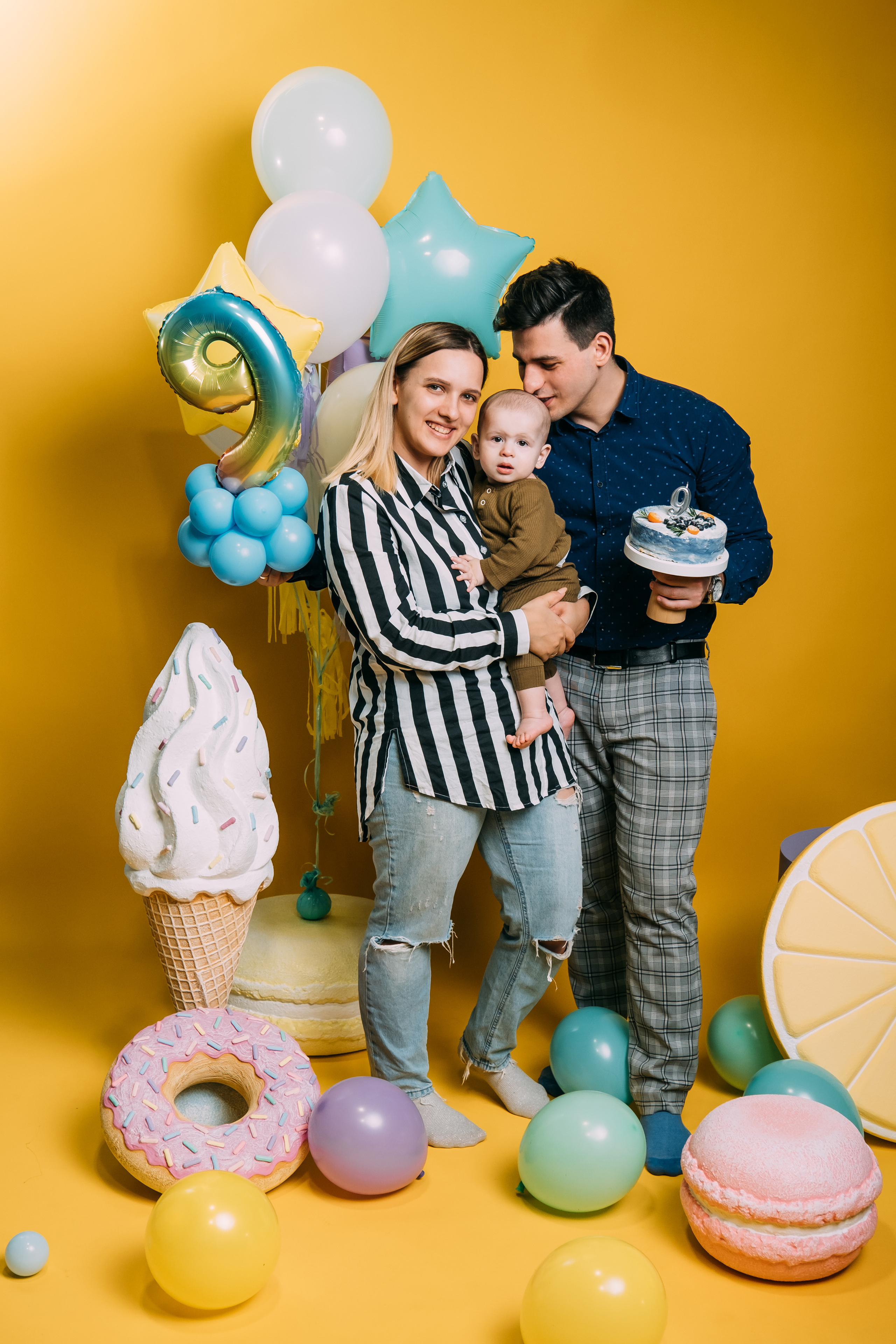 Студийная фотосессия 9 месяцев Теодора. Свадебный фотограф Кирилл Зейналов, Туапсе