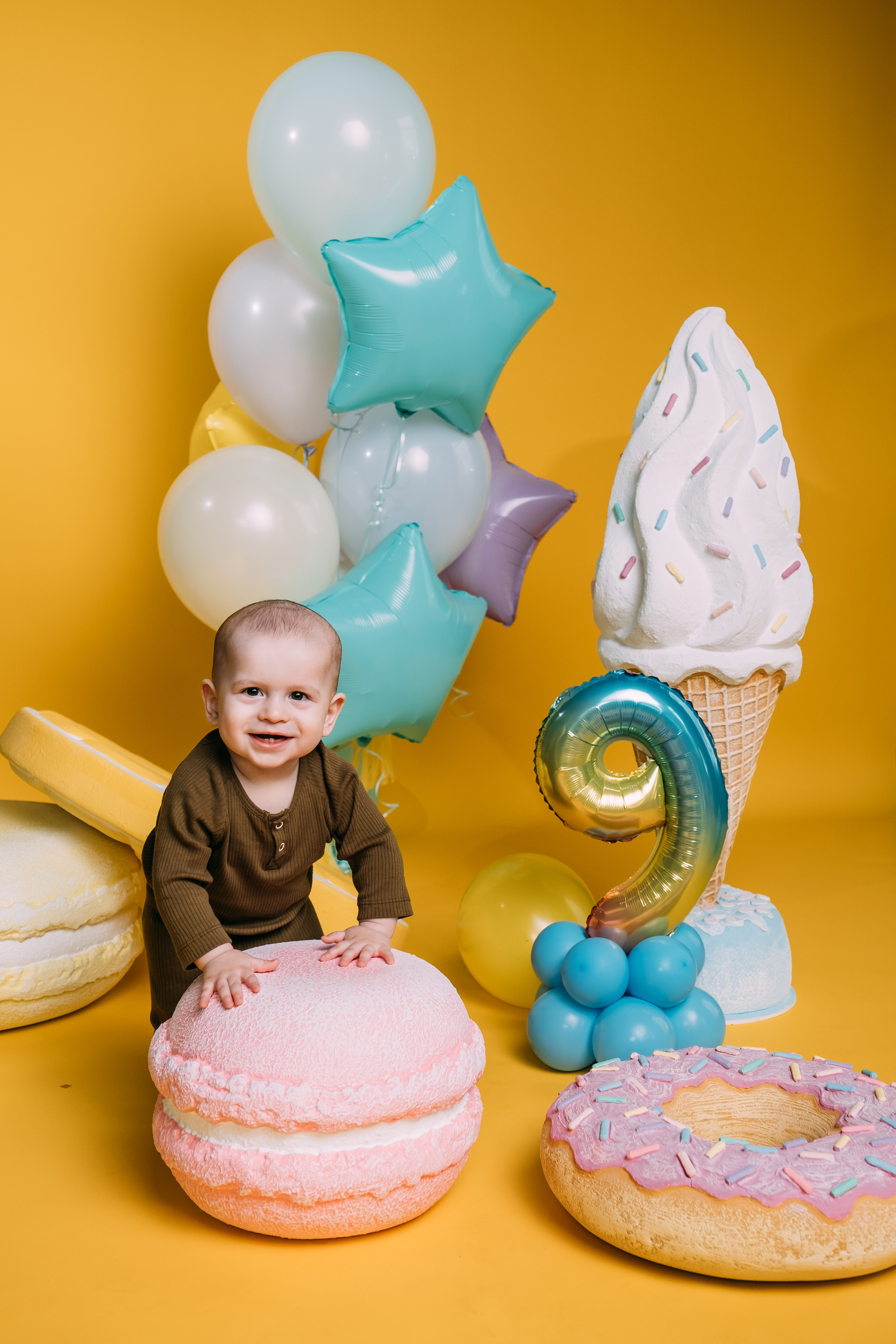 Студийная фотосессия 9 месяцев Теодора. Свадебный фотограф Кирилл Зейналов, Туапсе