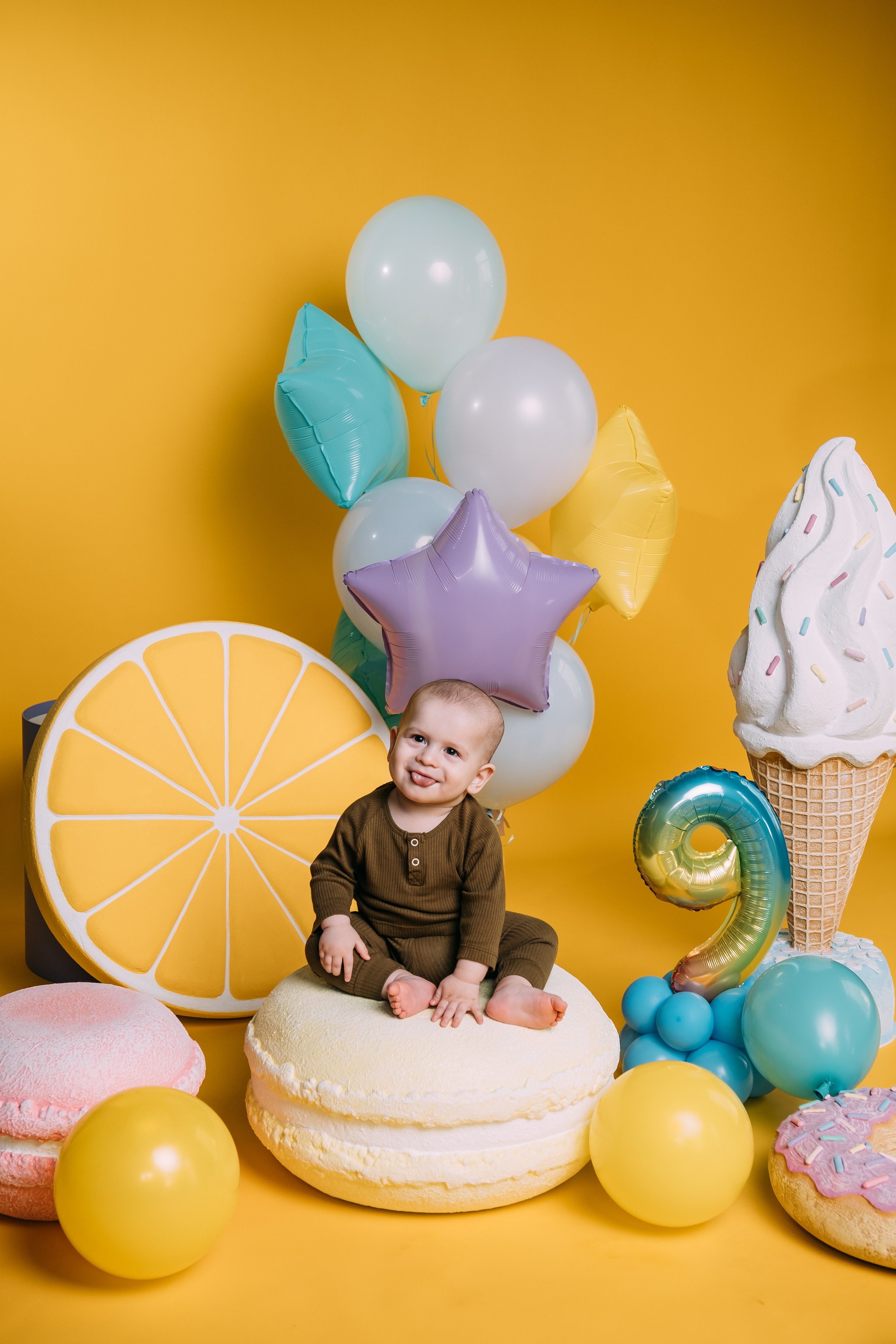 Студийная фотосессия 9 месяцев Теодора. Свадебный фотограф Кирилл Зейналов, Туапсе