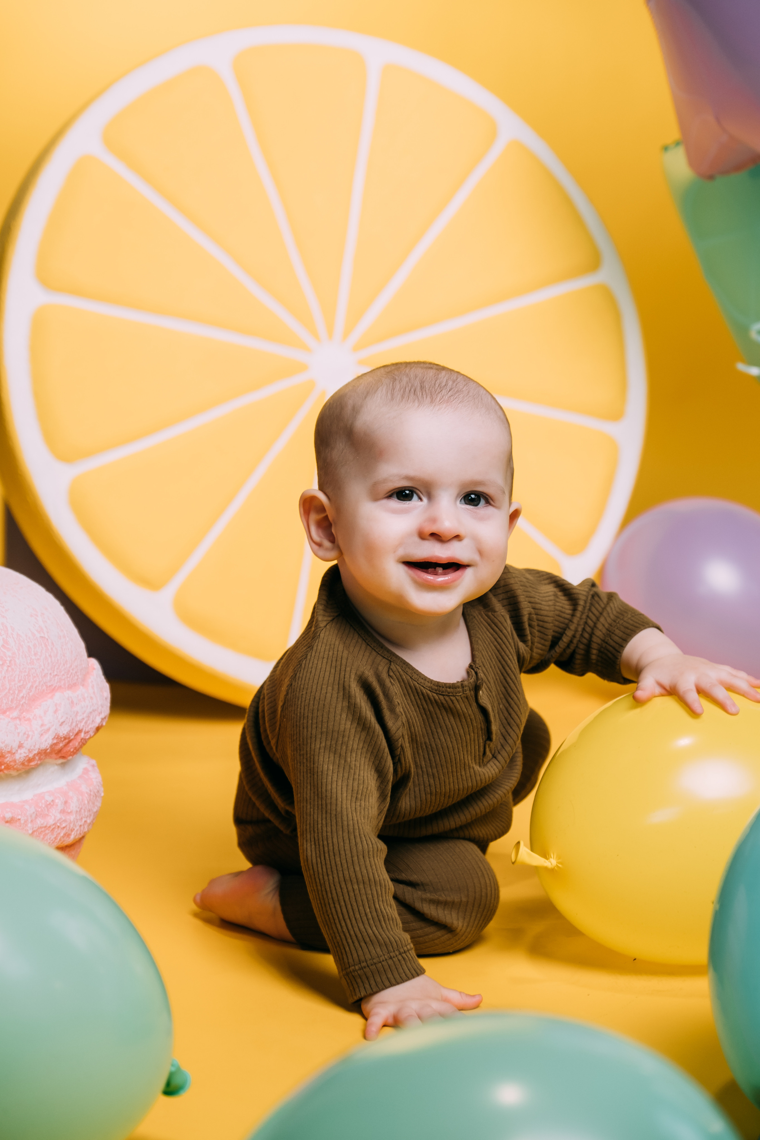Студийная фотосессия 9 месяцев Теодора. Свадебный фотограф Кирилл Зейналов, Туапсе