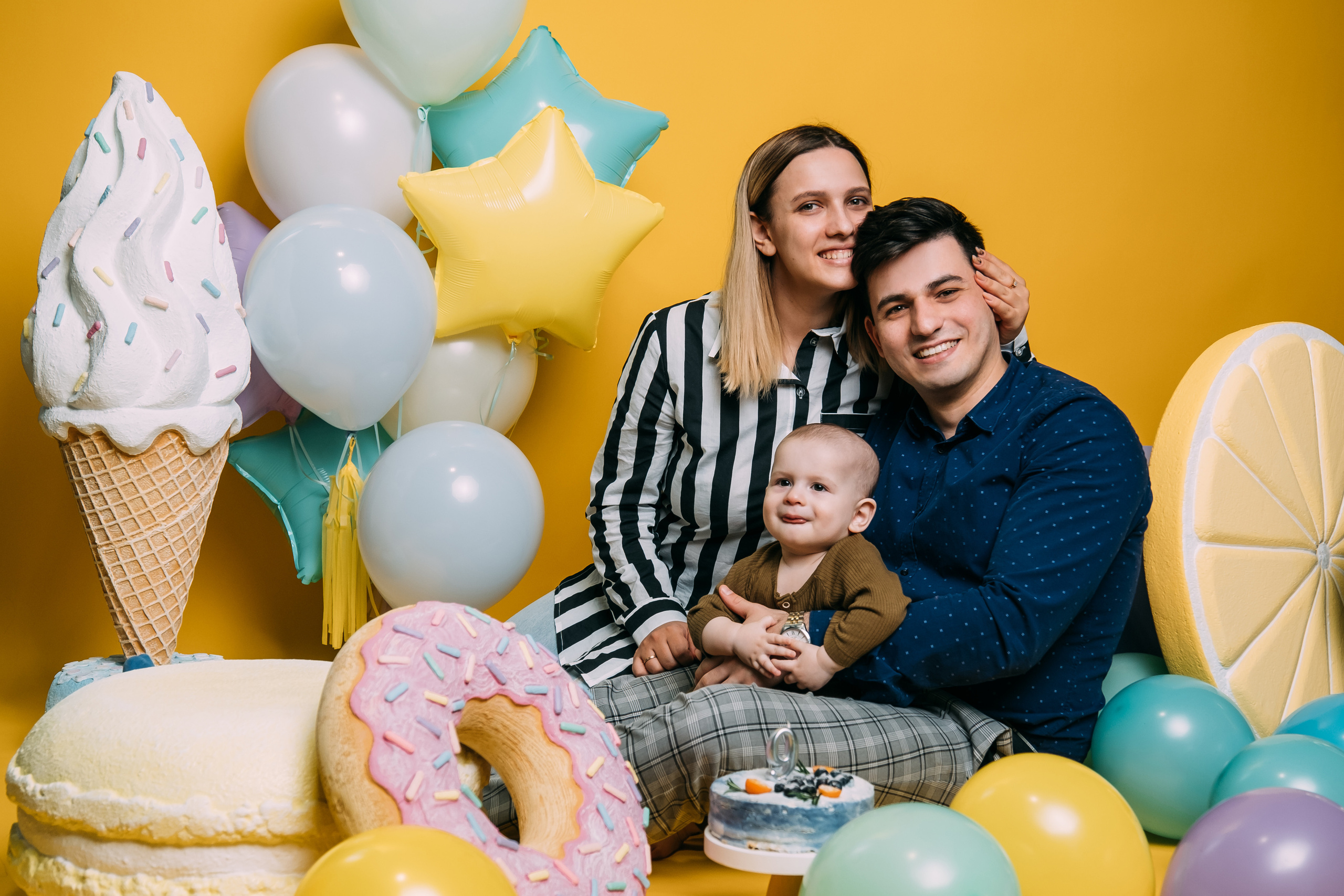 Студийная фотосессия 9 месяцев Теодора. Свадебный фотограф Кирилл Зейналов, Туапсе