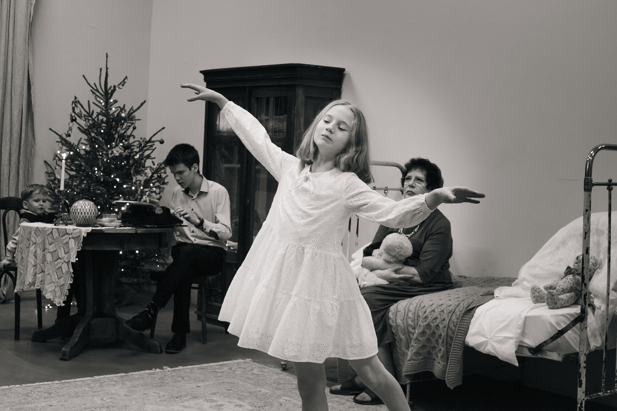 Новый год в кругу семьи (съемка в студии). Семейный фотограф в Нарве Эля Калиниченко