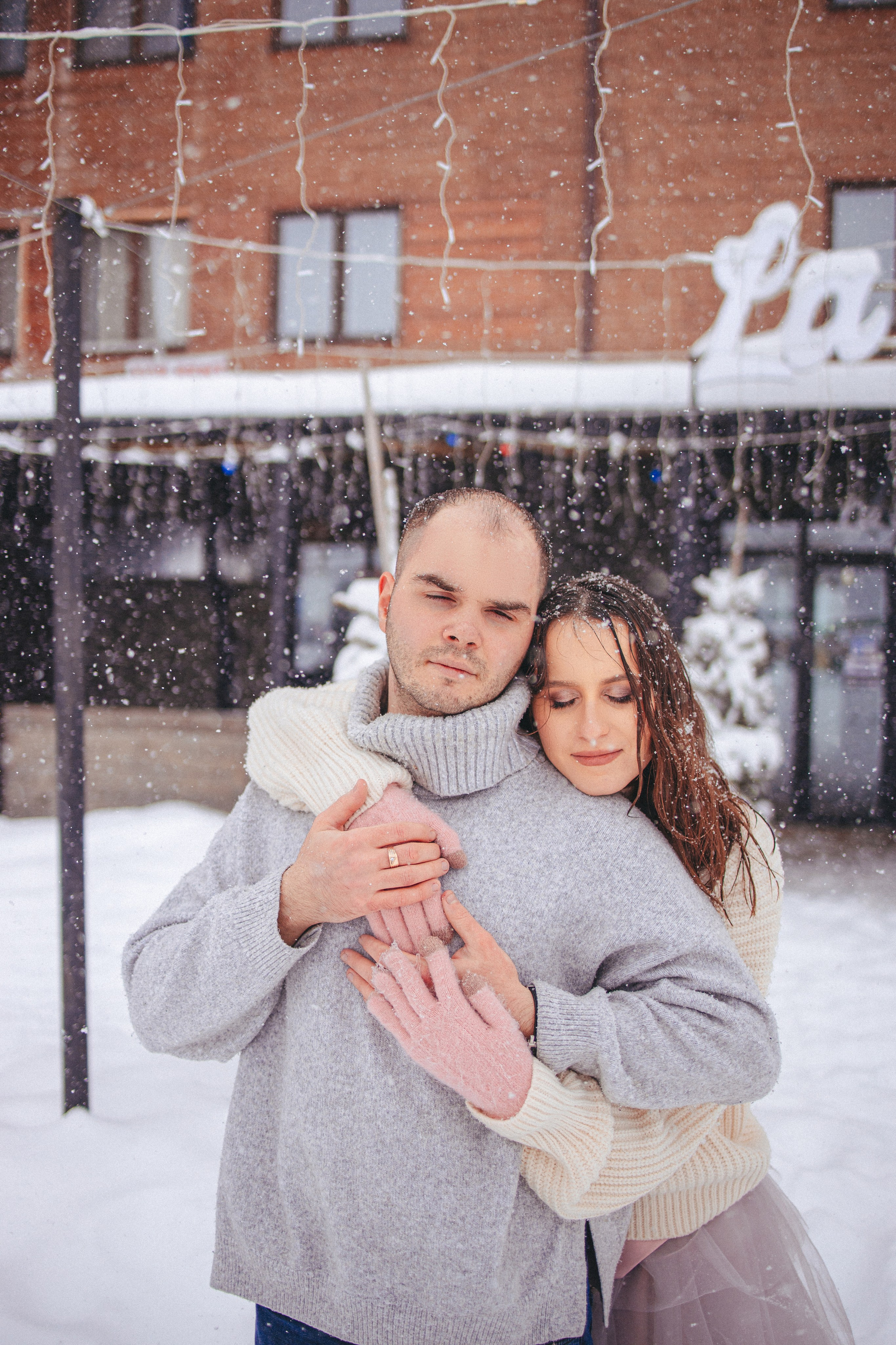Снежная Лавстори. Свадебный фотограф Москва
