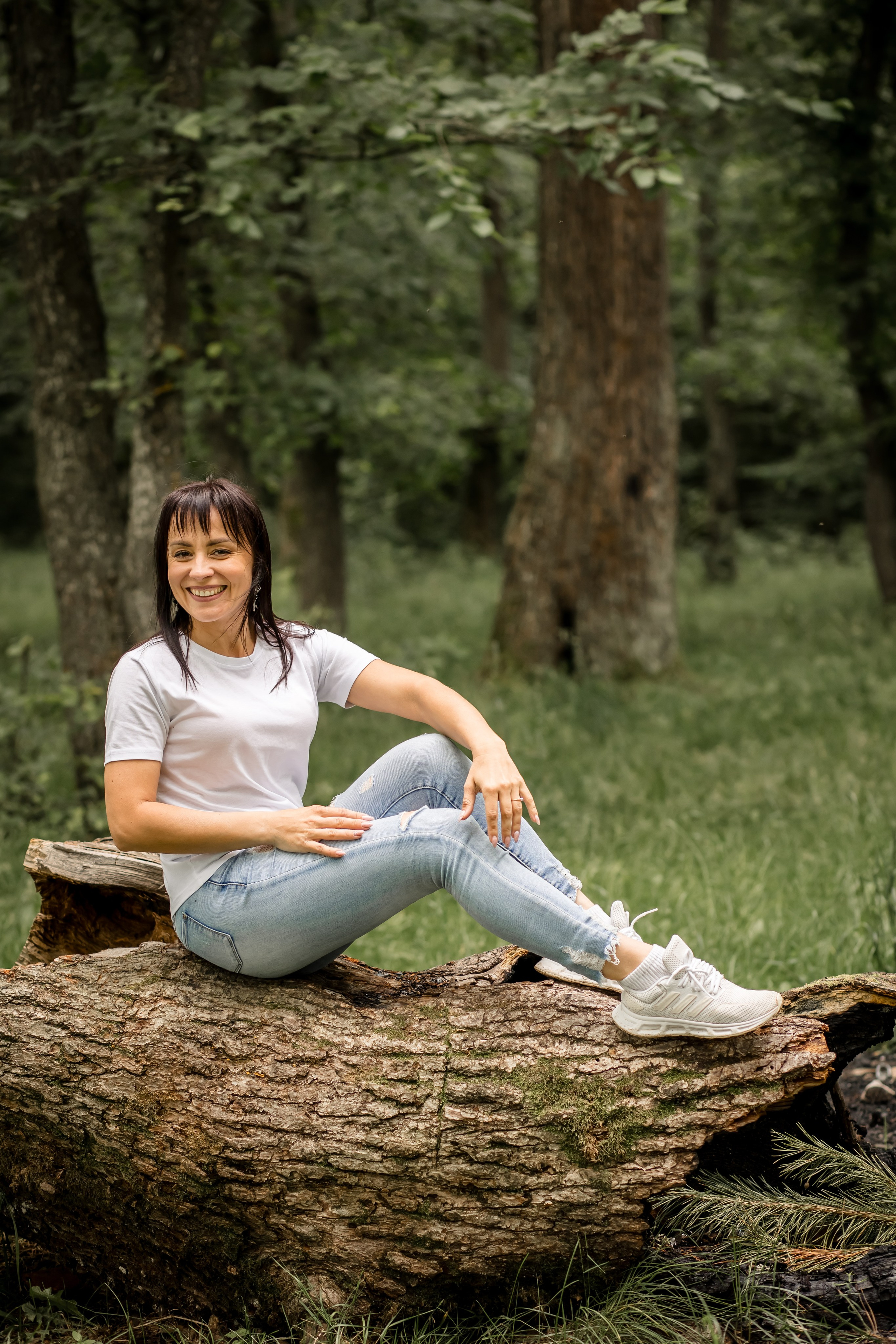 Катя с детками