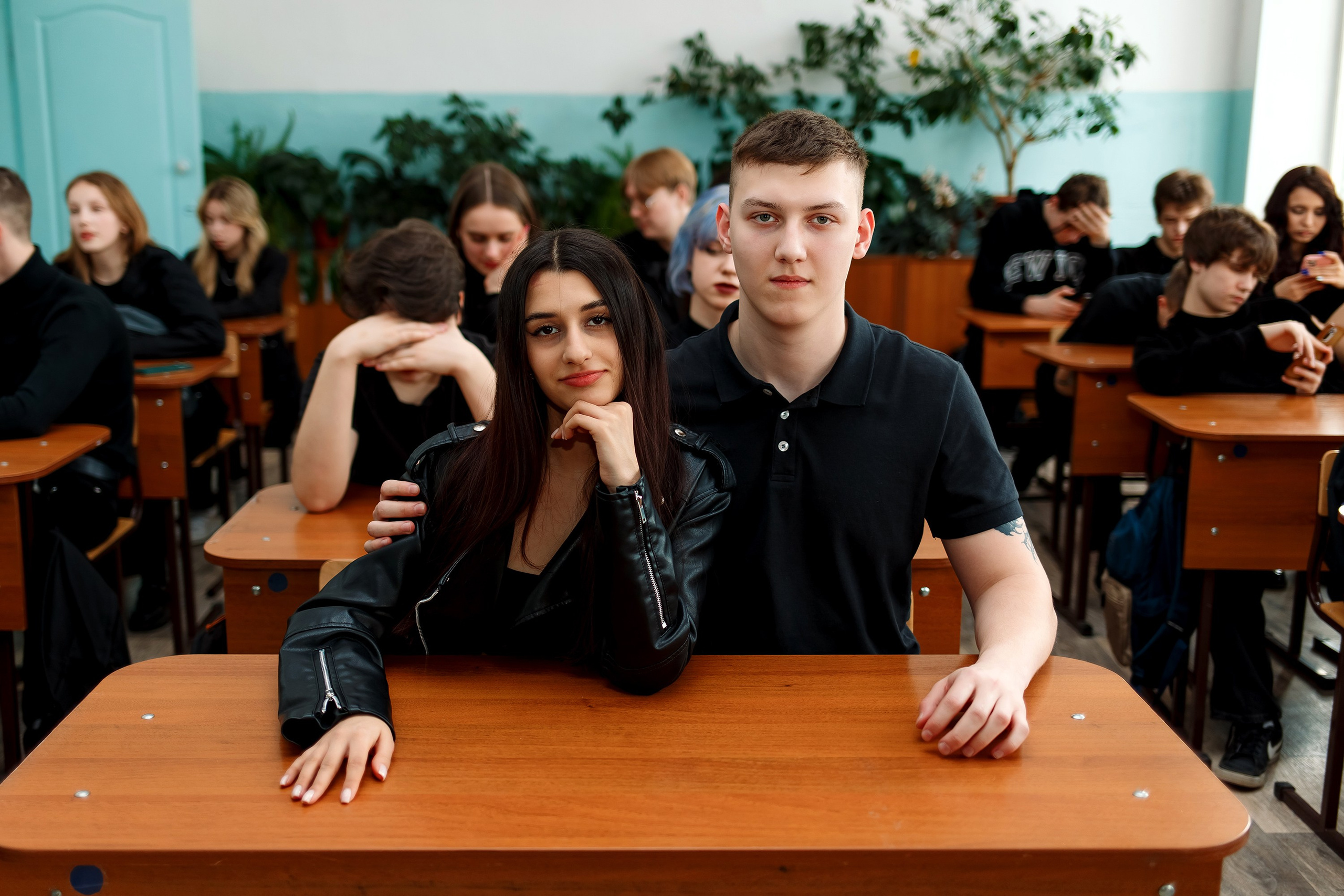 11 класс съемка в школе. Фотограф Любовь Корниенко, Примоский край