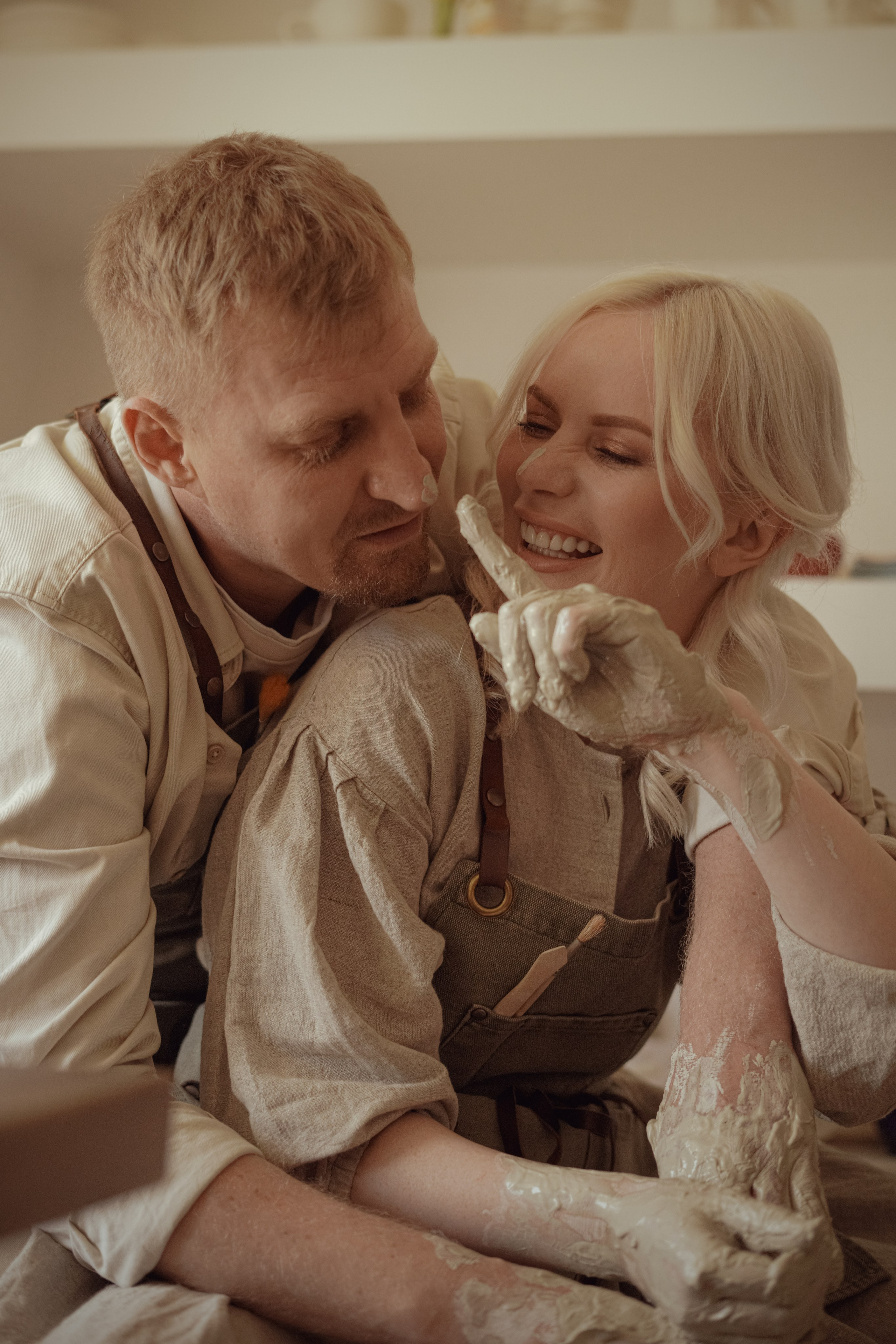 История в гончарной мастерской. Свадебный и семейный фотограф Афанасьева Анна в Кисловодске