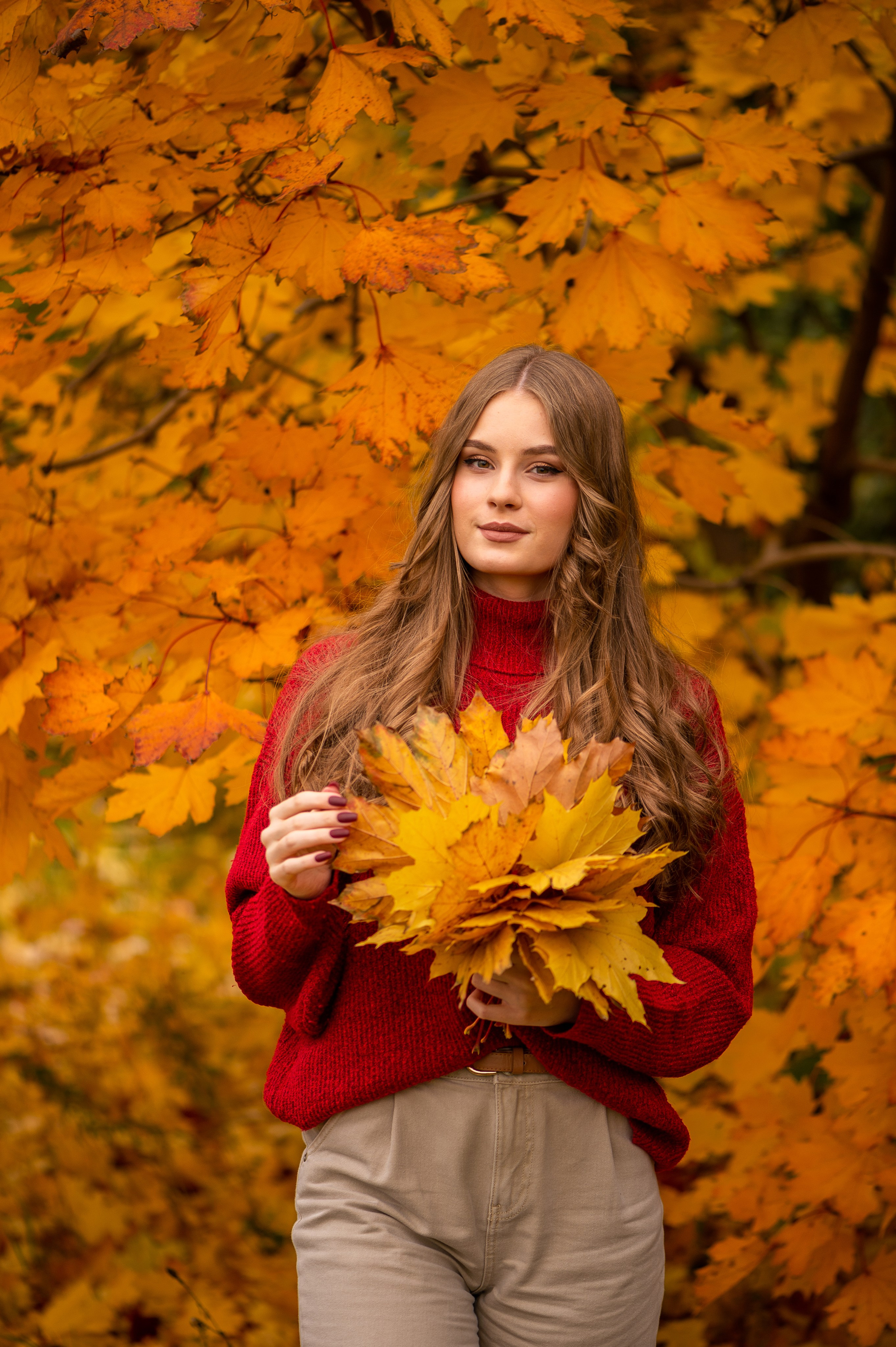 Осенняя фотосессия для Вероники. Фотосессии в Москве, женский и семейный фотограф Юлия Михайленко