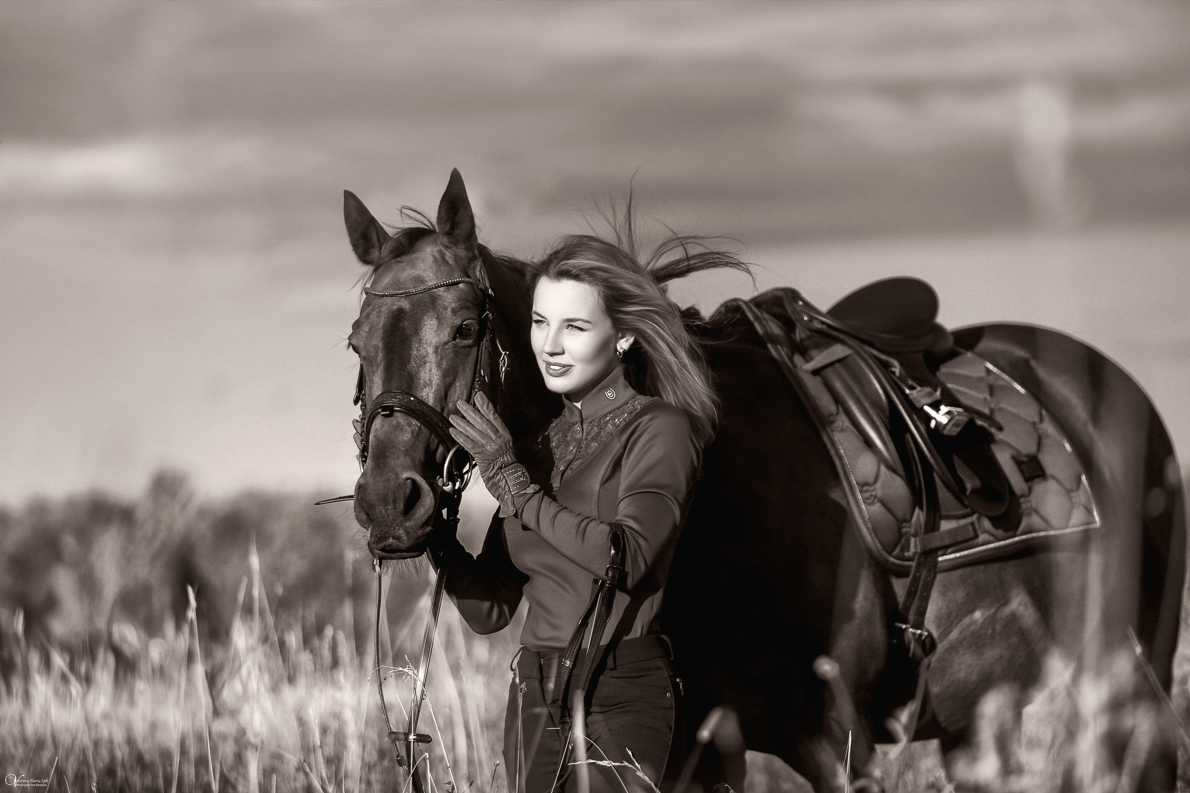Фотосессия со своей лошадью. Фотограф женский и мужской портрет Санкт-Петербург