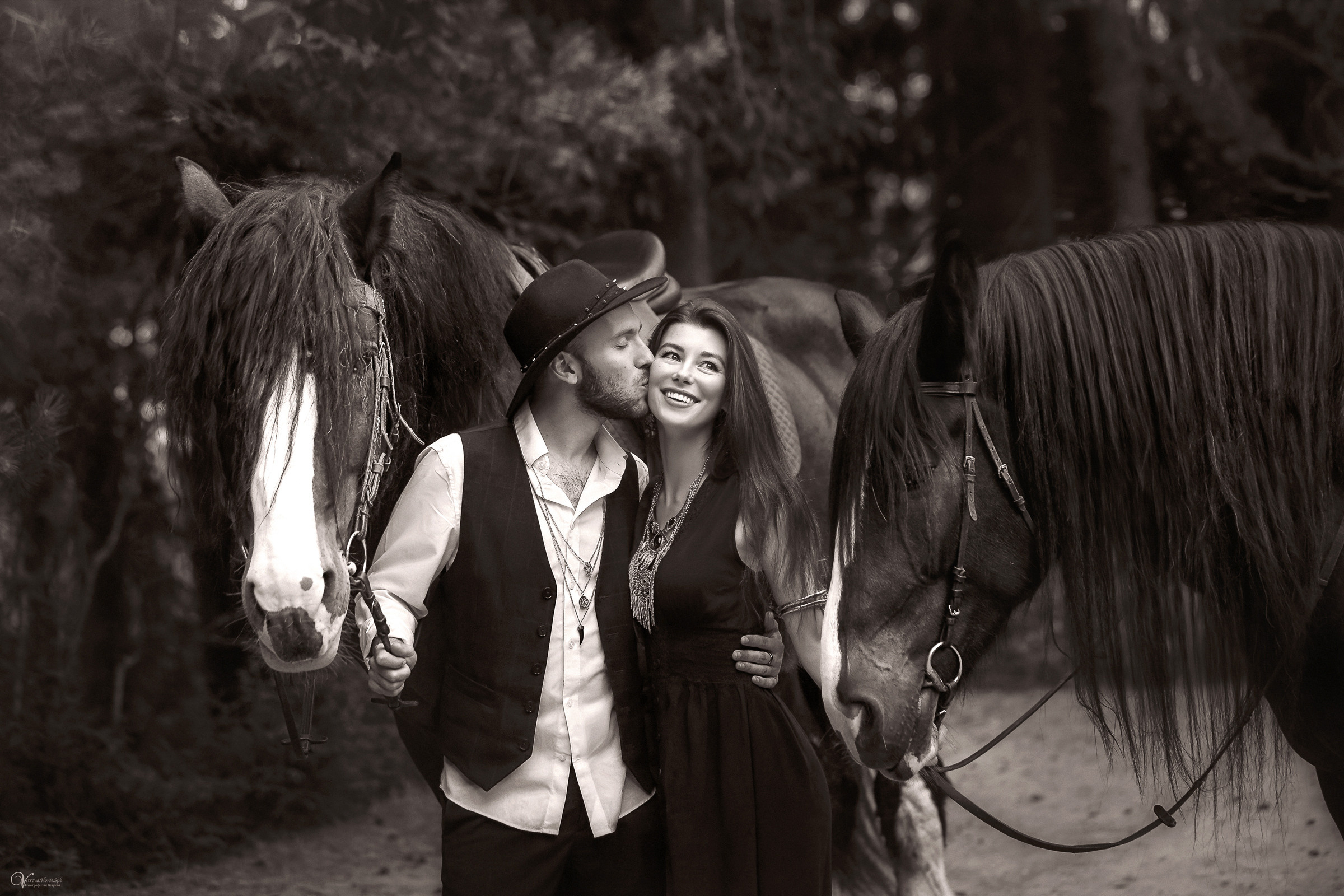 Конная фото-прогулка в Токсово. Фотограф женский и мужской портрет Санкт-Петербург