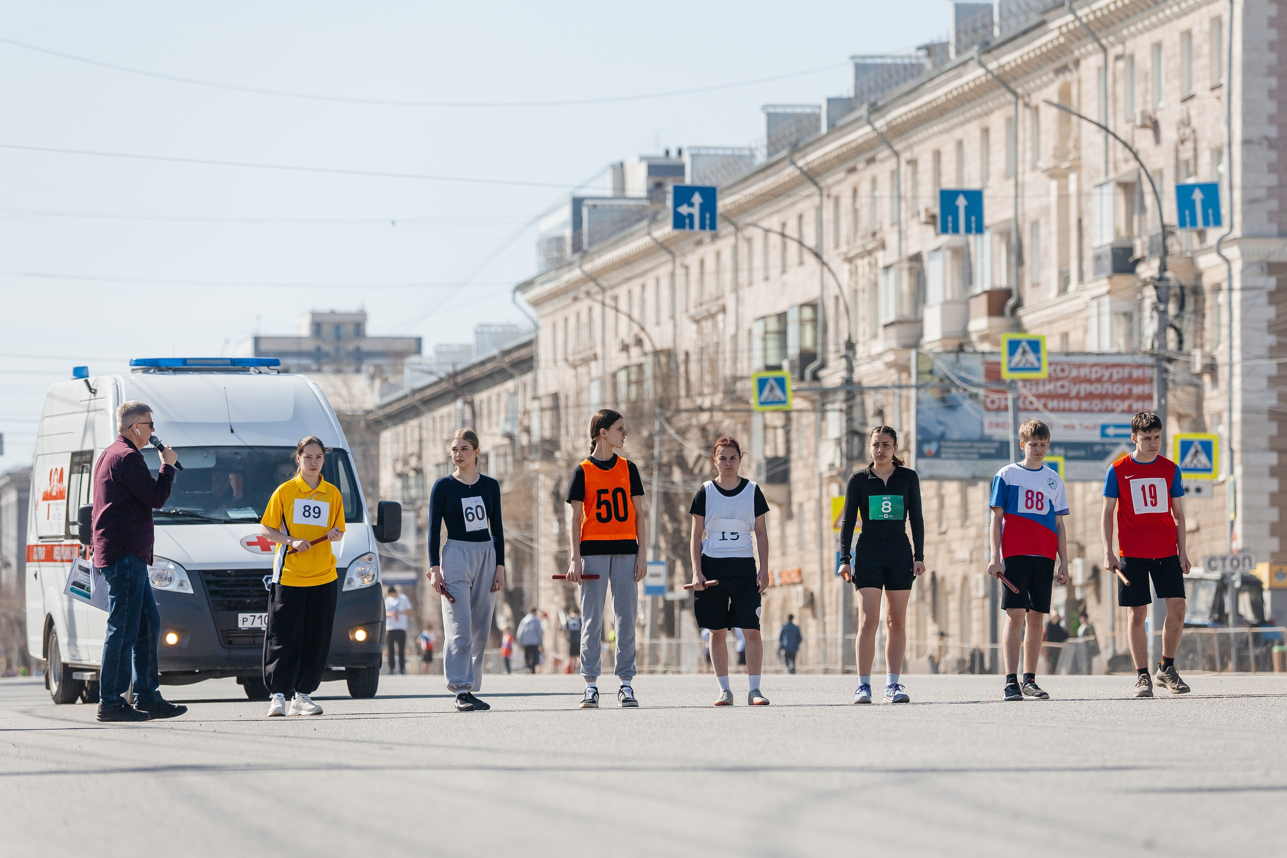 Легкоатлетическая эстафета памяти сибиряков-гвардейцев. Фотограф в Новосибирске Сергей Белов
