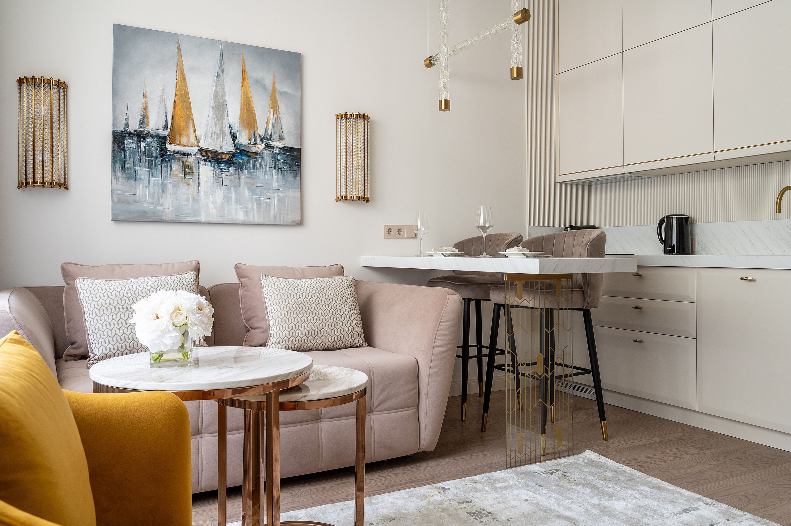 Апартамент в центре Сочи. Интерьерный фотограф в Сочи Элина Габриелян