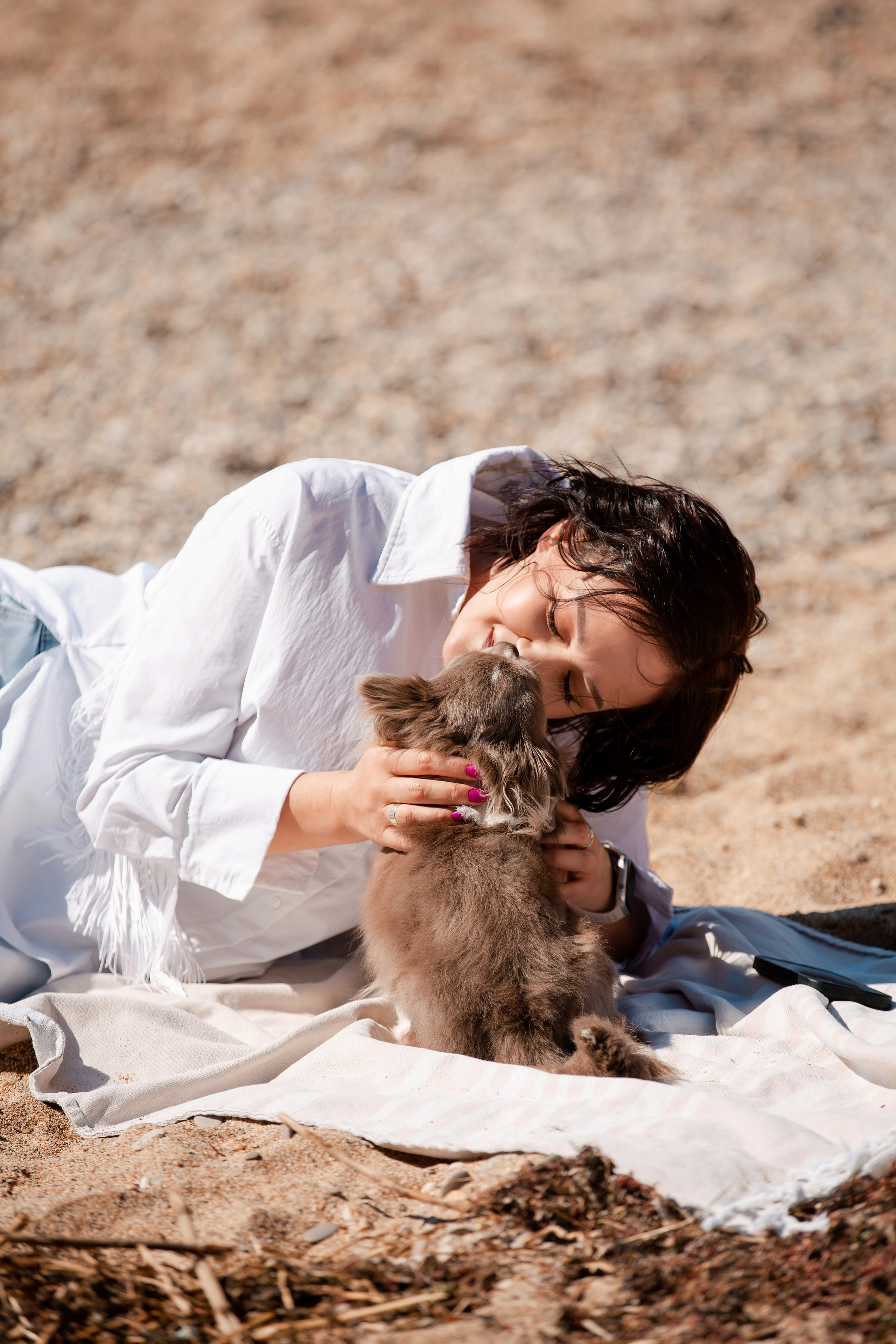 Веймаранер и чихуахуа в Крыму. Фотограф-анималист в Краснодаре Маша Мельникова