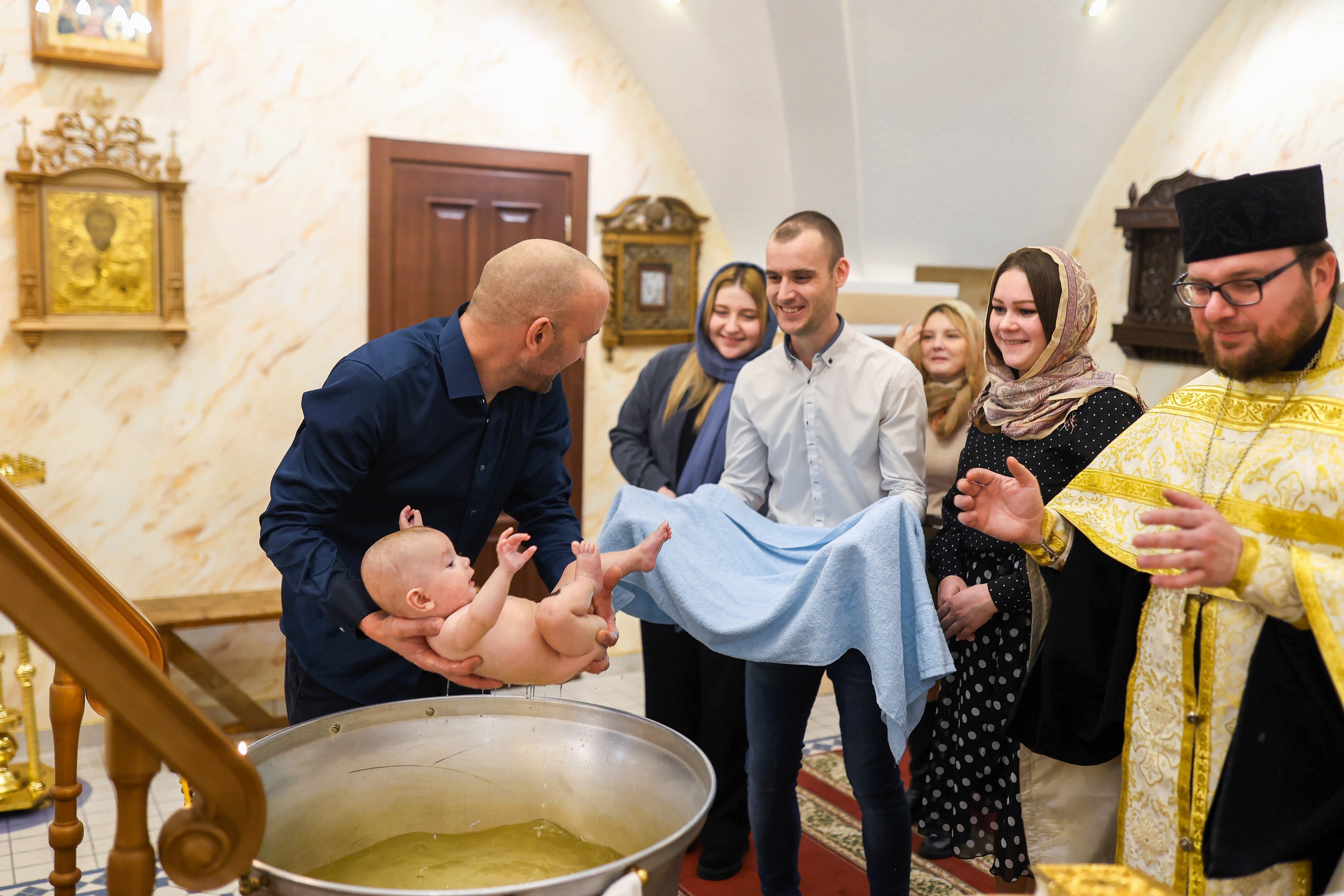Крещение — фотосессия крестин в Санкт-Петербурге. Фотограф из Санкт-Петербурга Ильинская Ксения