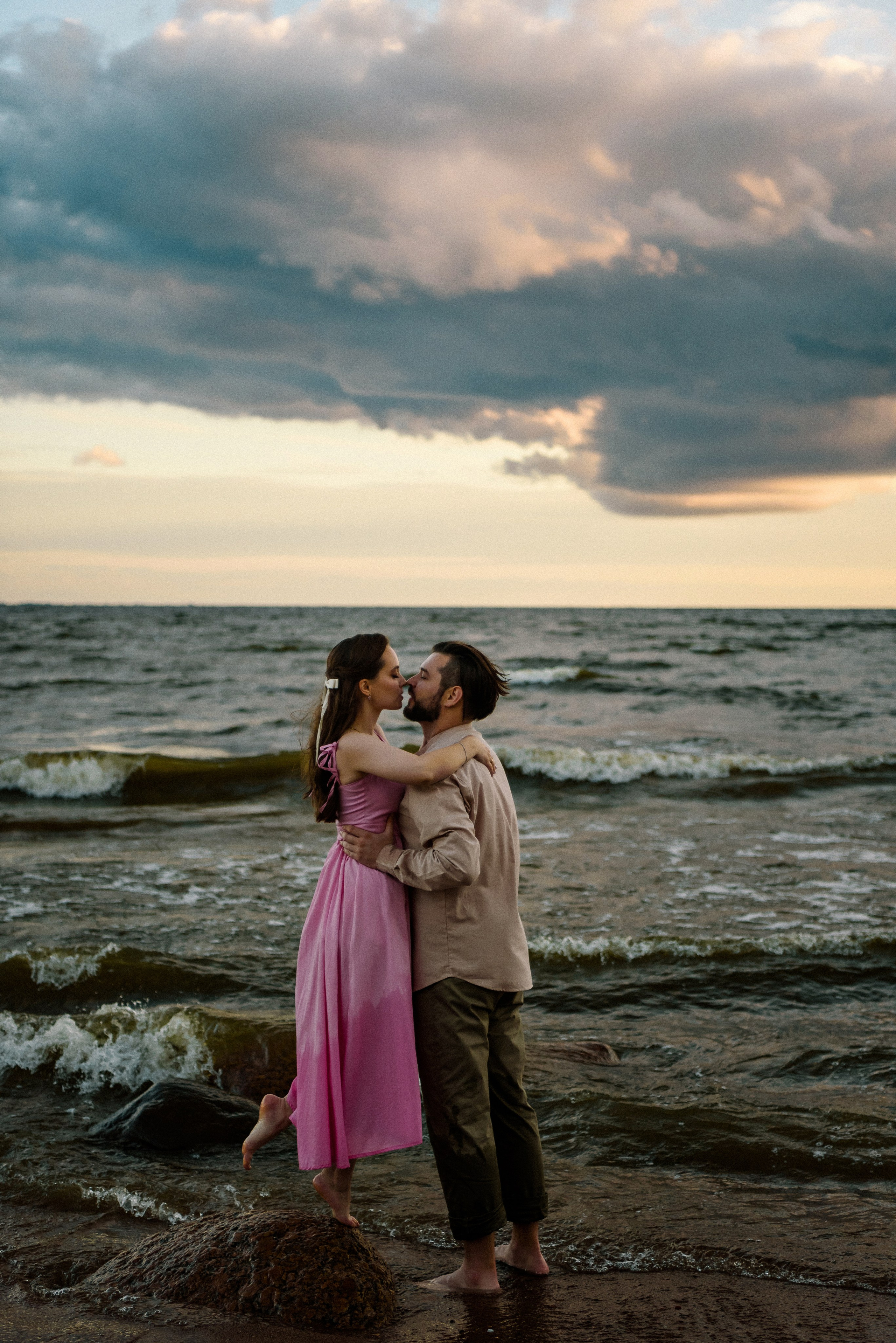 Настя и Вова Финский залив. Свадебный фотограф в Санкт-Петербурге София Шубик
