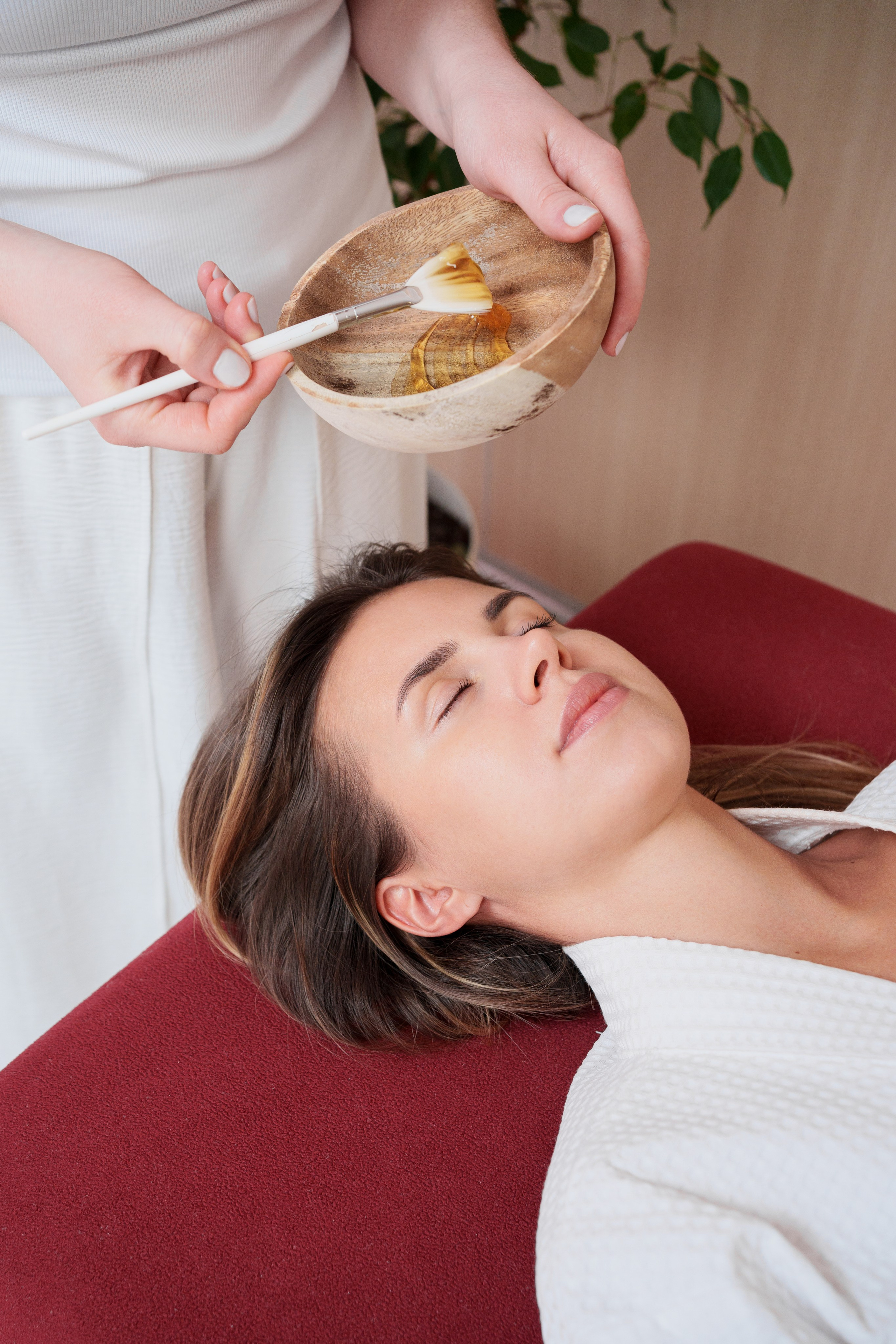 Массаж лица. Фотограф Виктория Юленкова