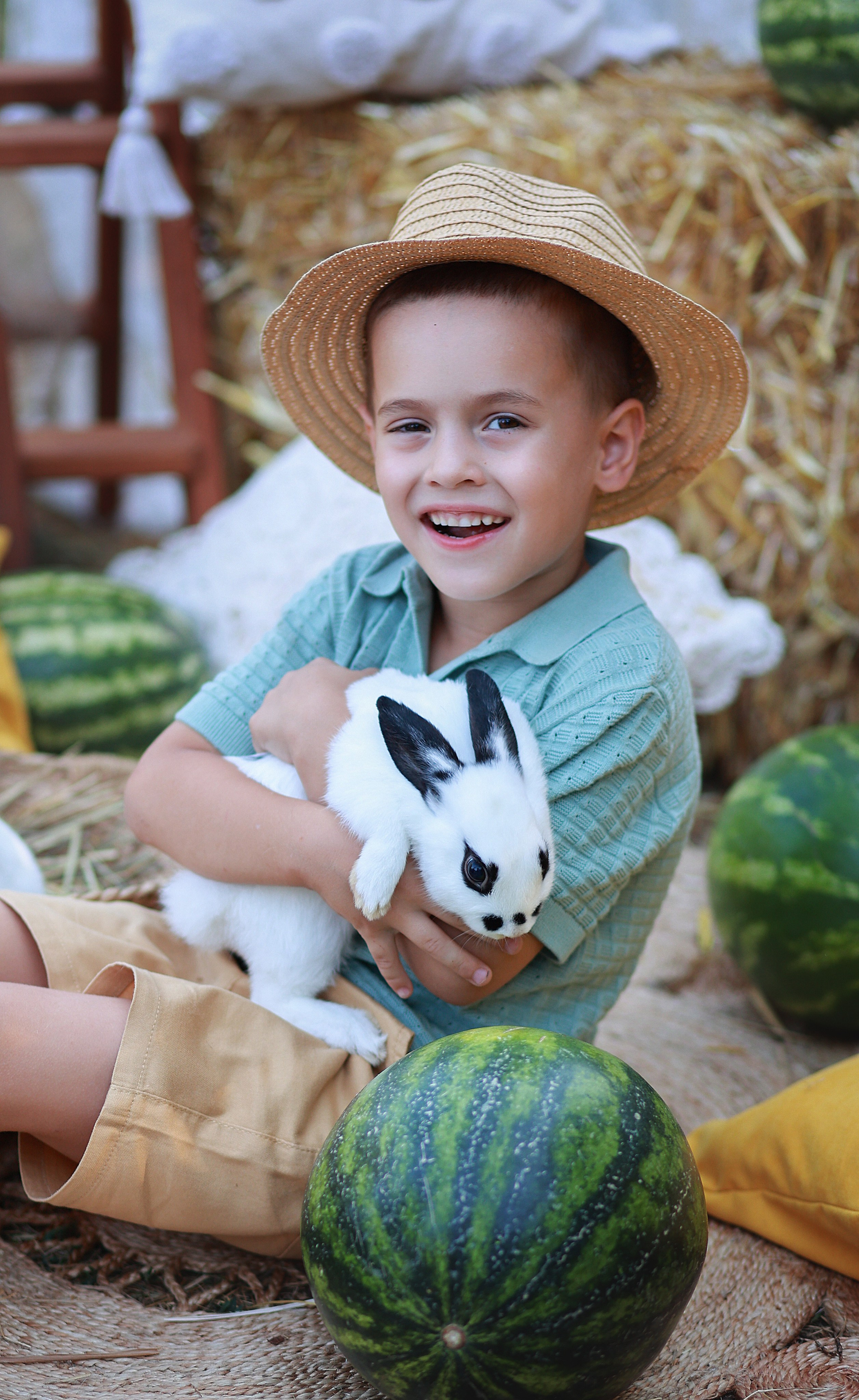 Арбузный фотодень. Детский семейный фотограф Краснодар