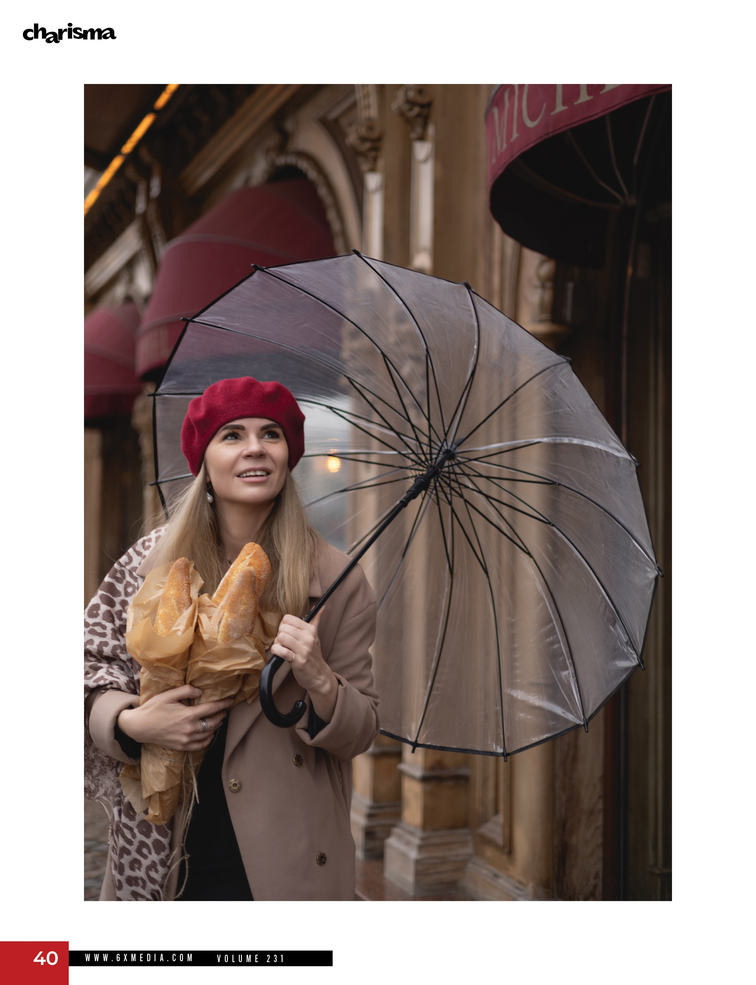 Фотосессия во французском стиле с очаровательной Оксаной