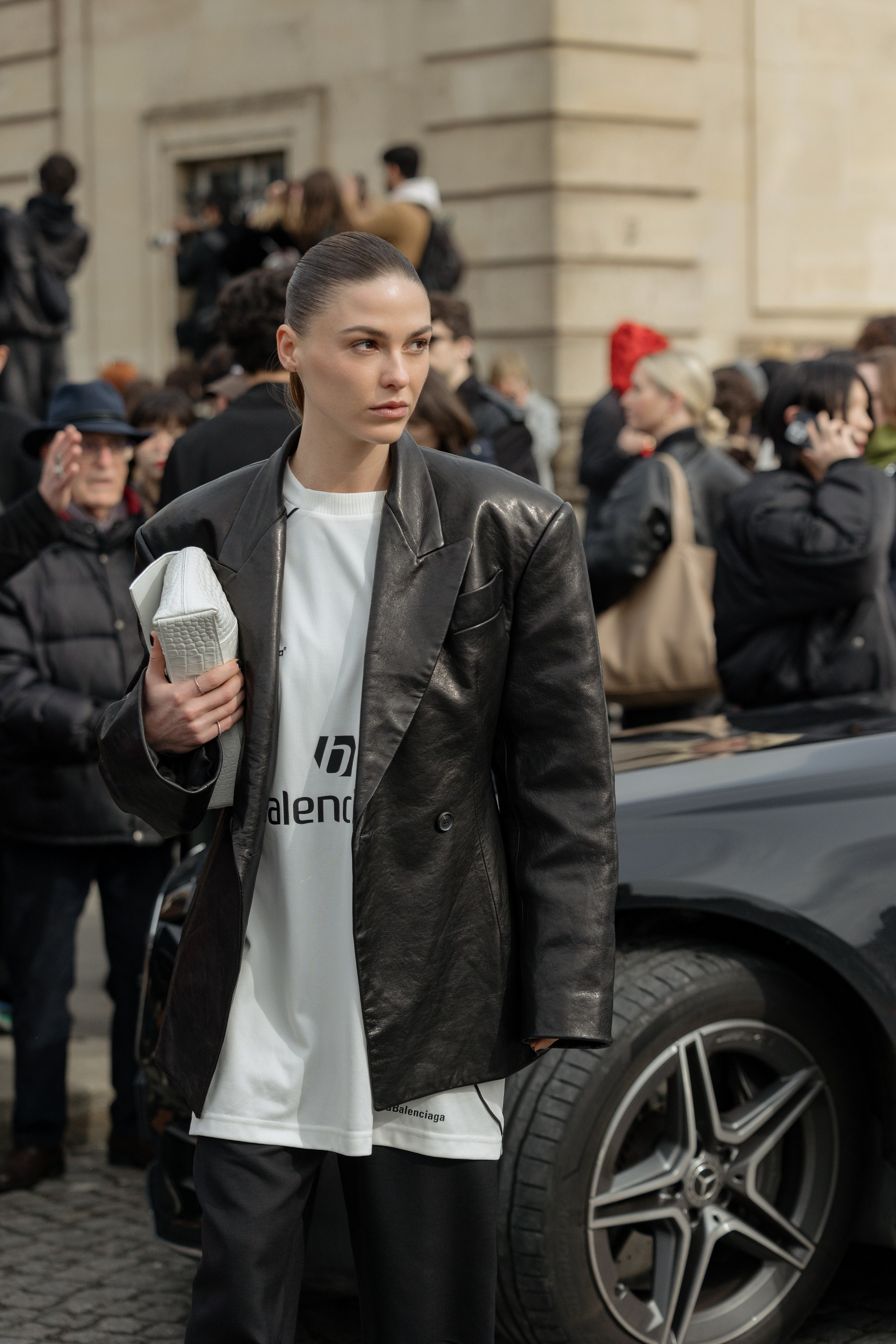 BALENCIAGA PFW WOMENSWEAR FALL-WINTER 24/25. Photographer in Milan Ivan Goncharov